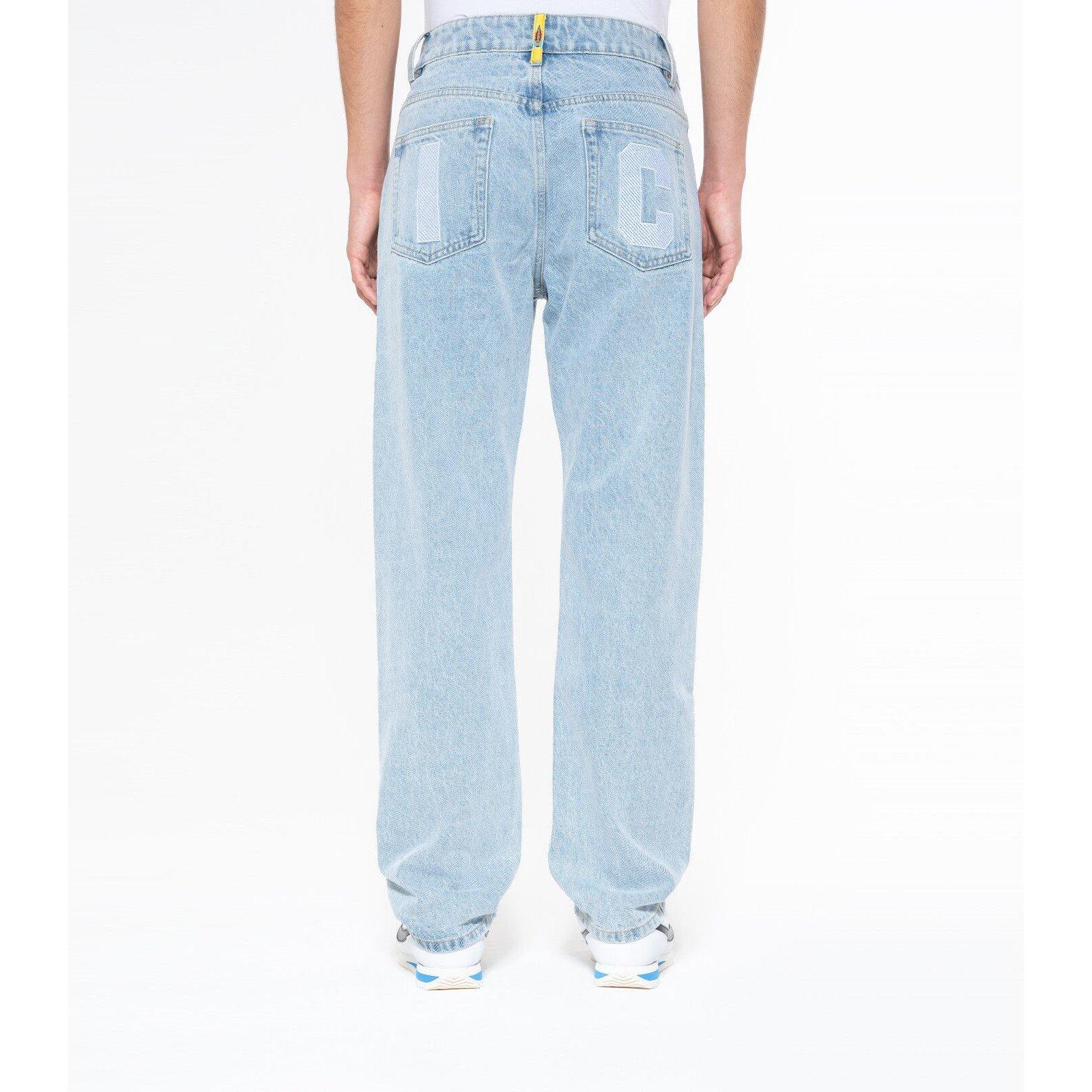 Heavy Wash Blue - ICECREAM - Mens Run Dog Straight Leg Jeans - 4