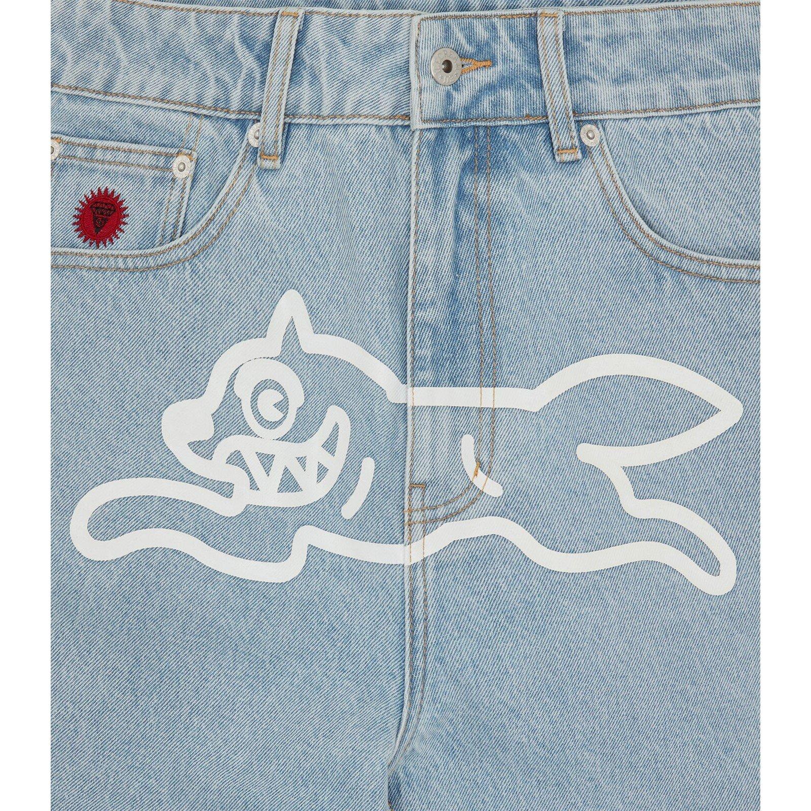 Heavy Wash Blue - ICECREAM - Mens Run Dog Straight Leg Jeans - 6