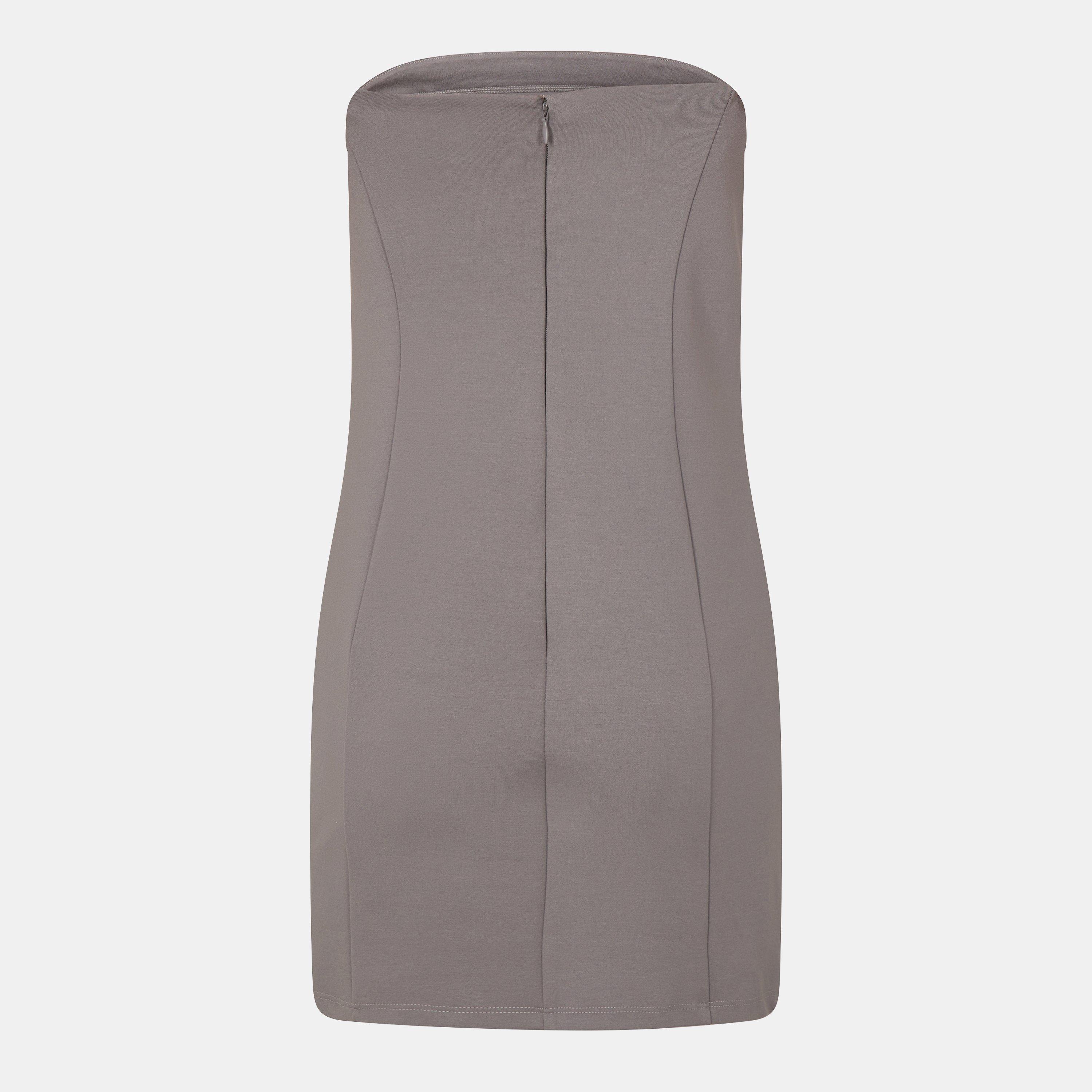 Charcoal - Jack Wills - Ponte Bandeau Dress - 2