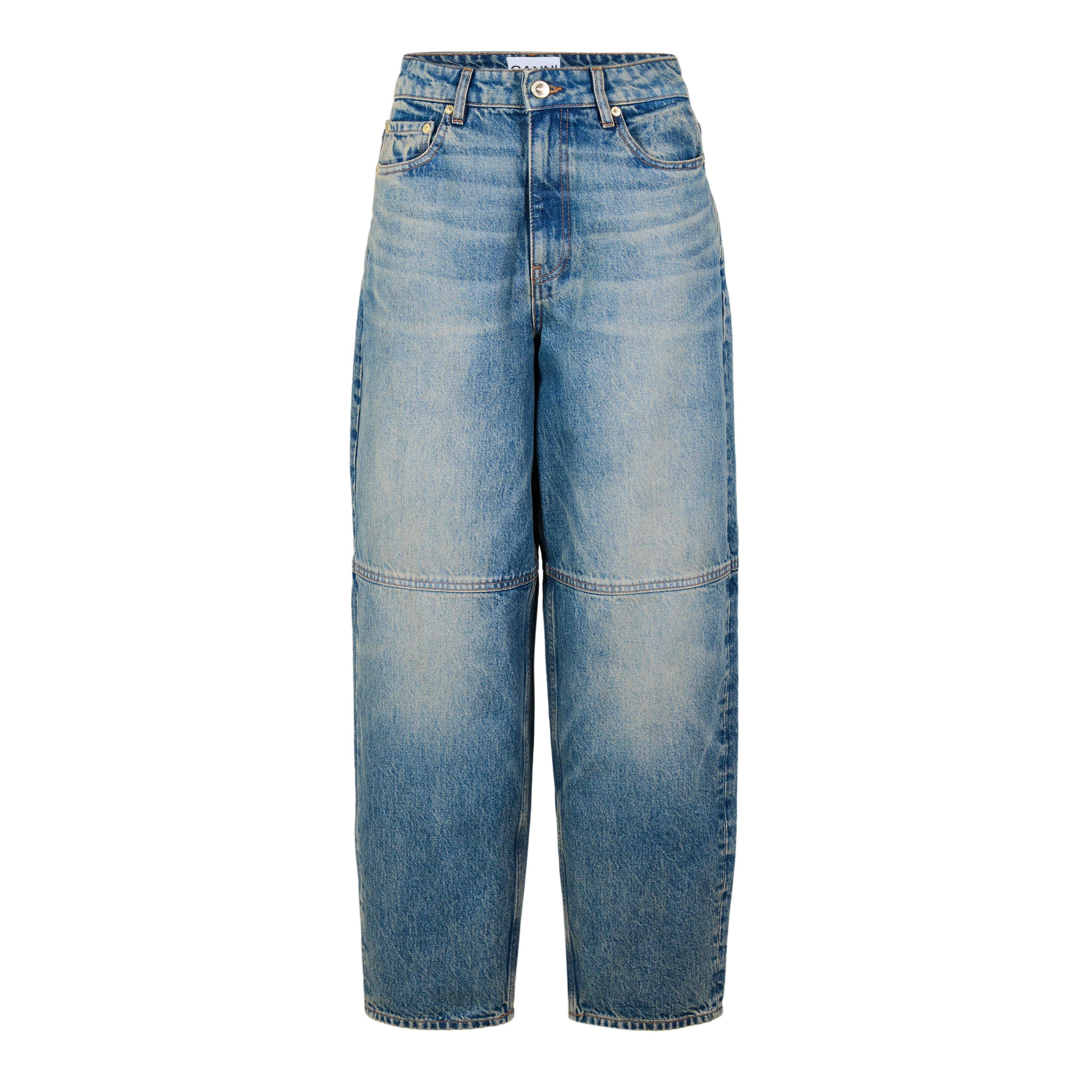 Ganni Women's Rigid Story Straight Leg Jeans - Mid Ble Vintage - Size 28 L33
