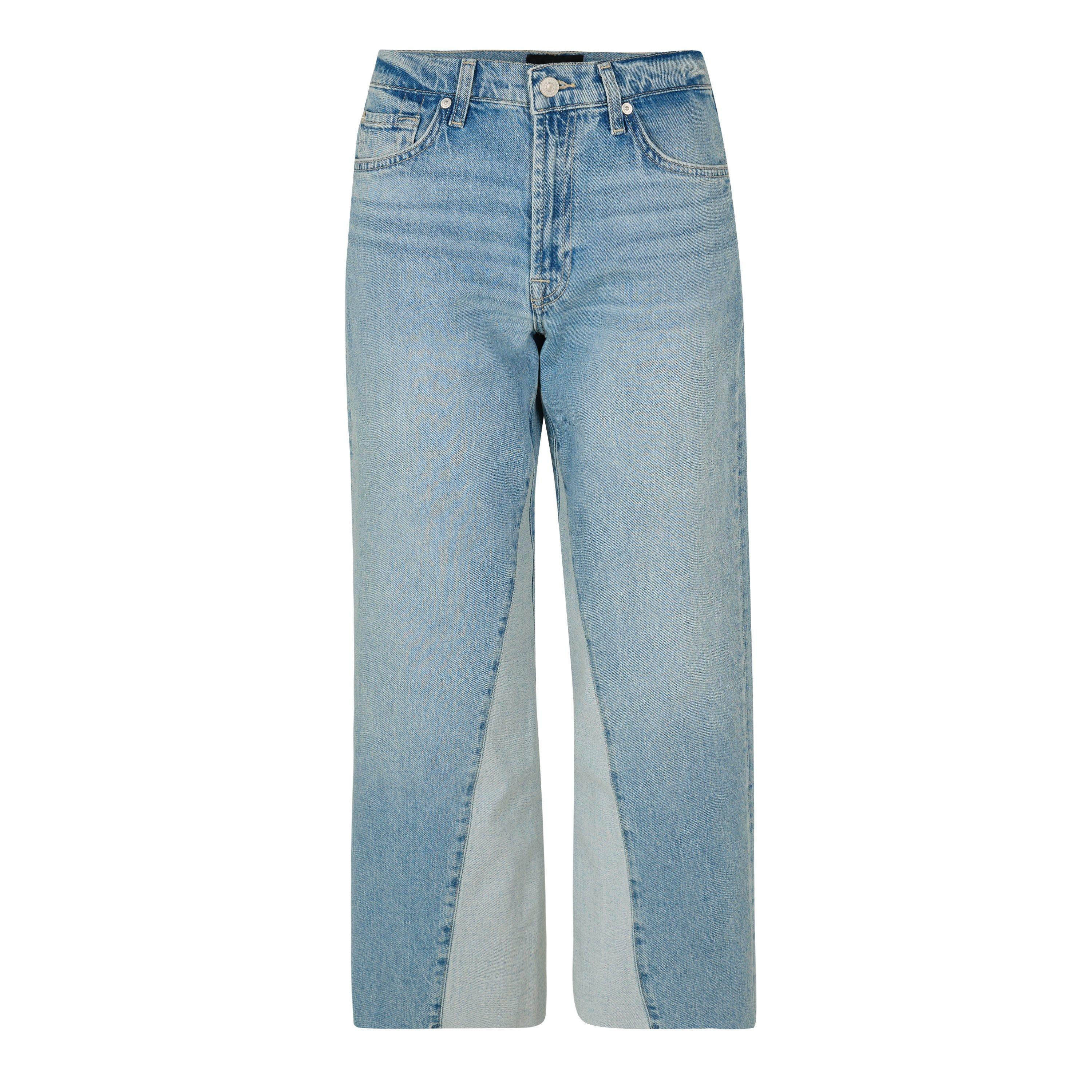 7 For All Mankind Women's Straight Leg Jeans - Seabreeze - 30 (L)