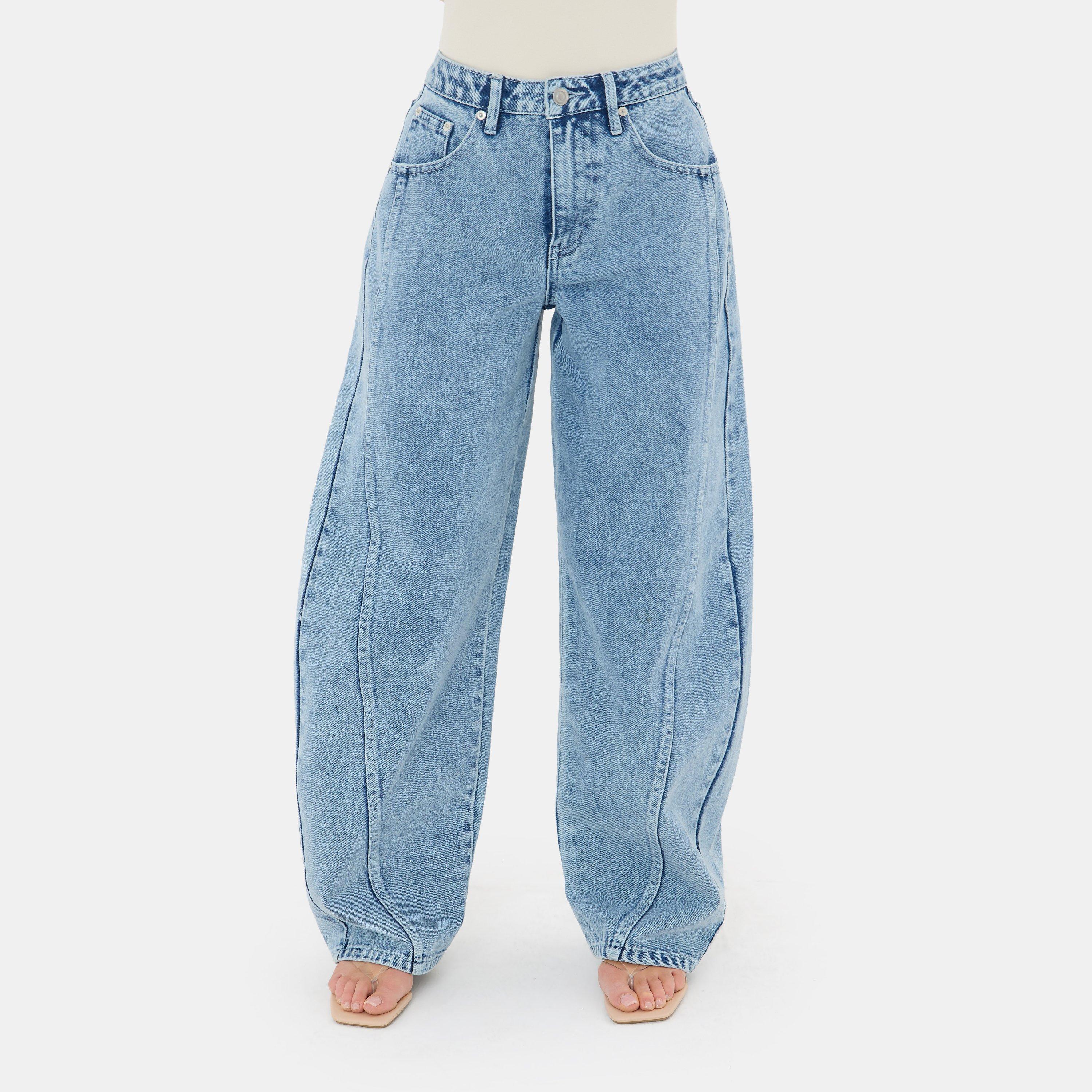 Lavaggio chiaro - I Saw It First - Barrel Leg Seam Jean - 2