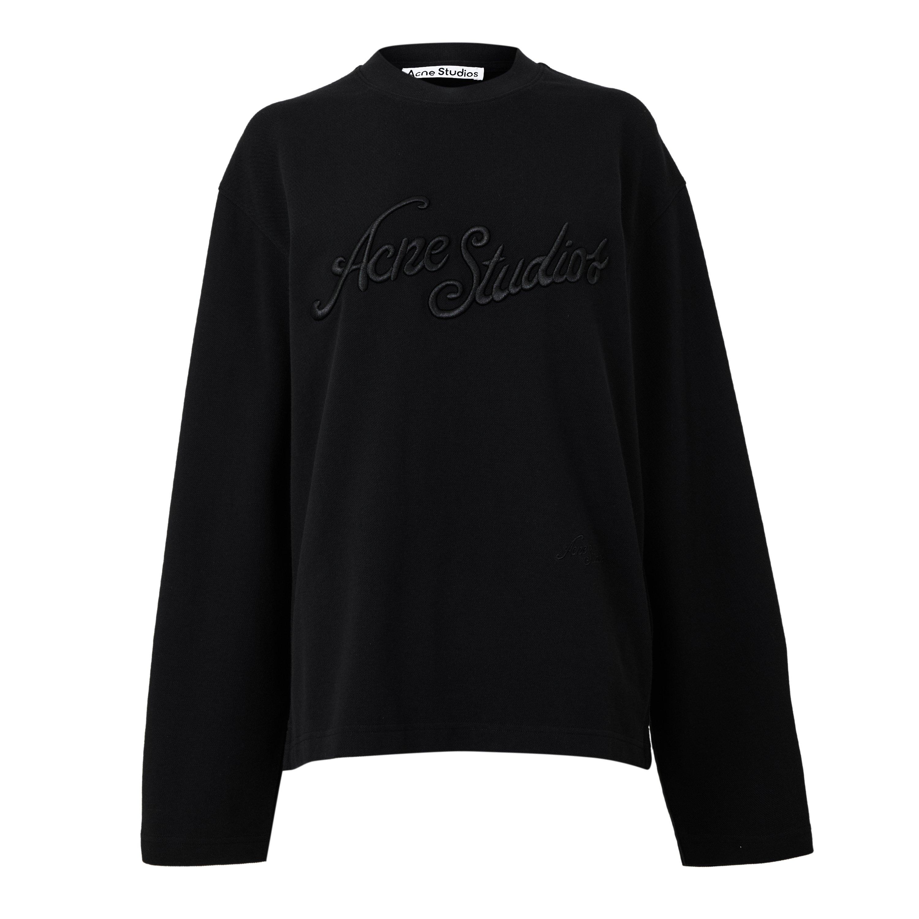Faded Black - Acne Studios - Acne LS T-SHIRT Ld64 - 1