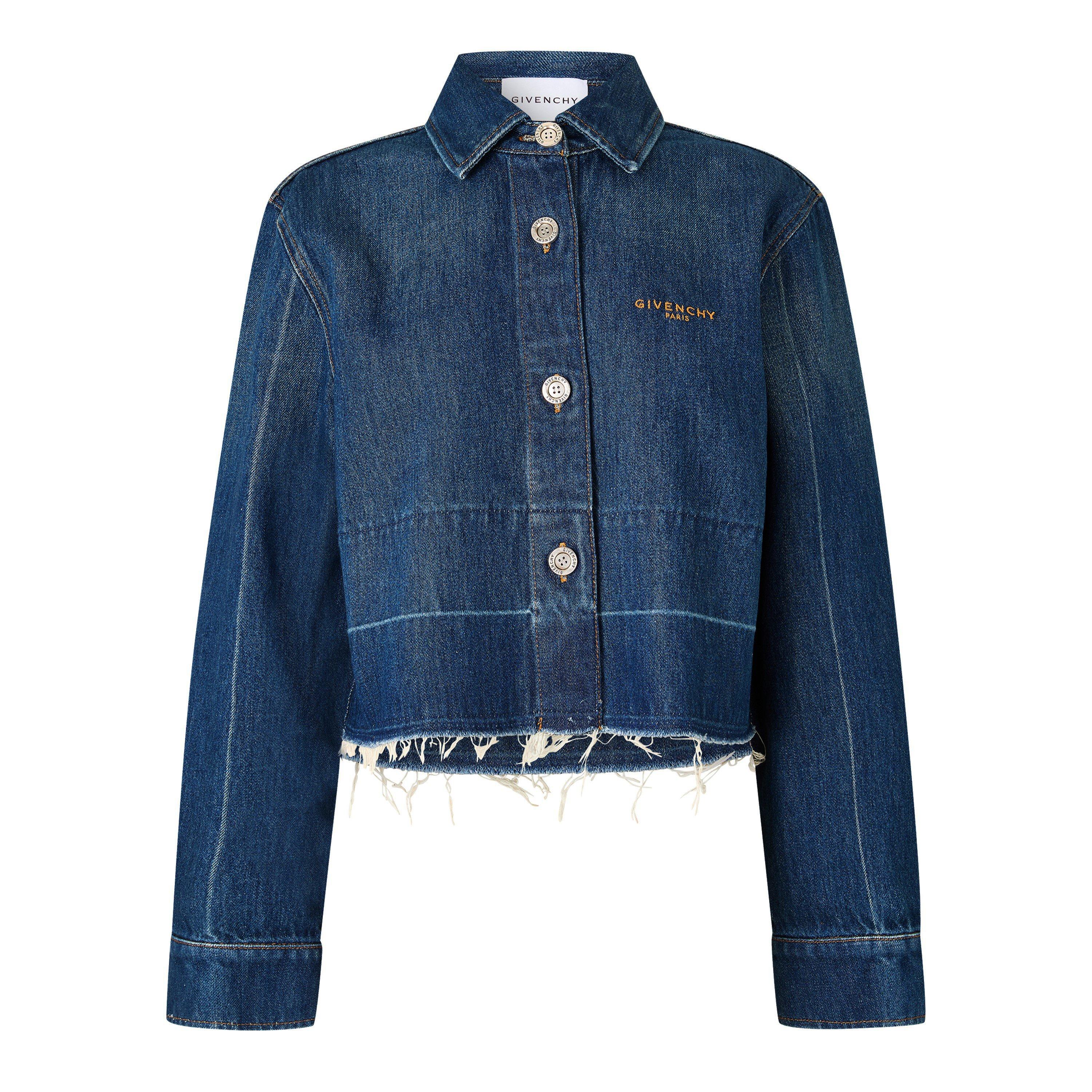 Medium Blue - GIVENCHY - GIV Denim Shirt Ld64 - 1