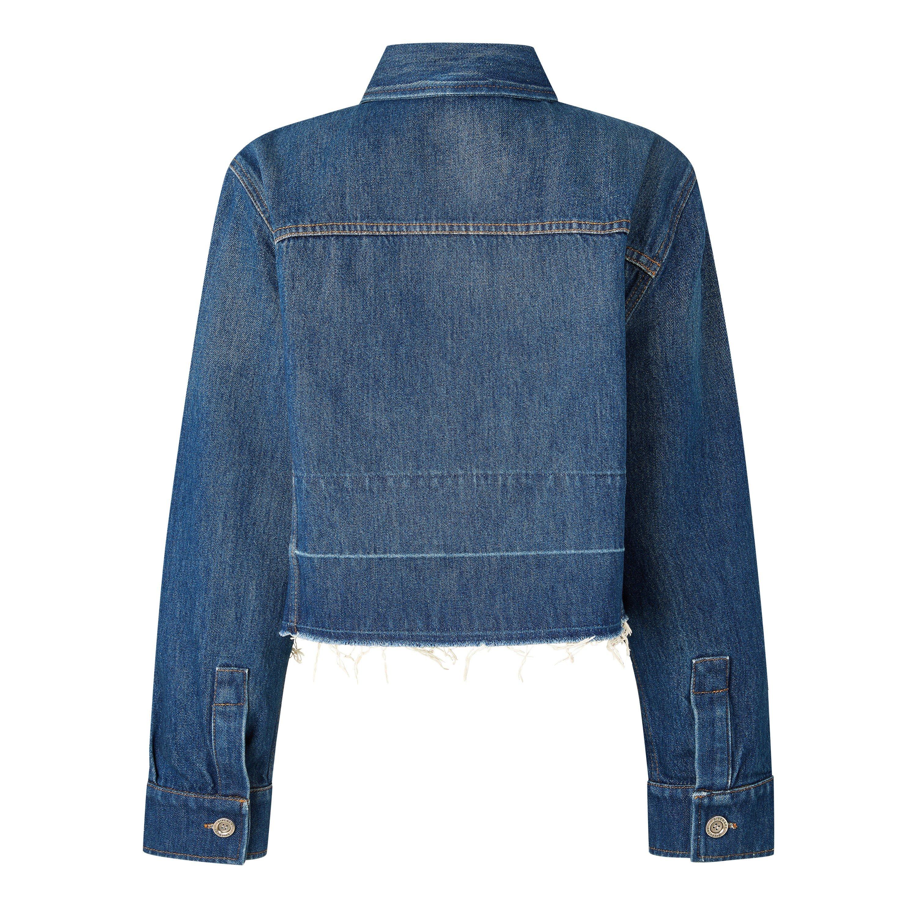 Medium Blue - GIVENCHY - GIV Denim Shirt Ld64 - 2