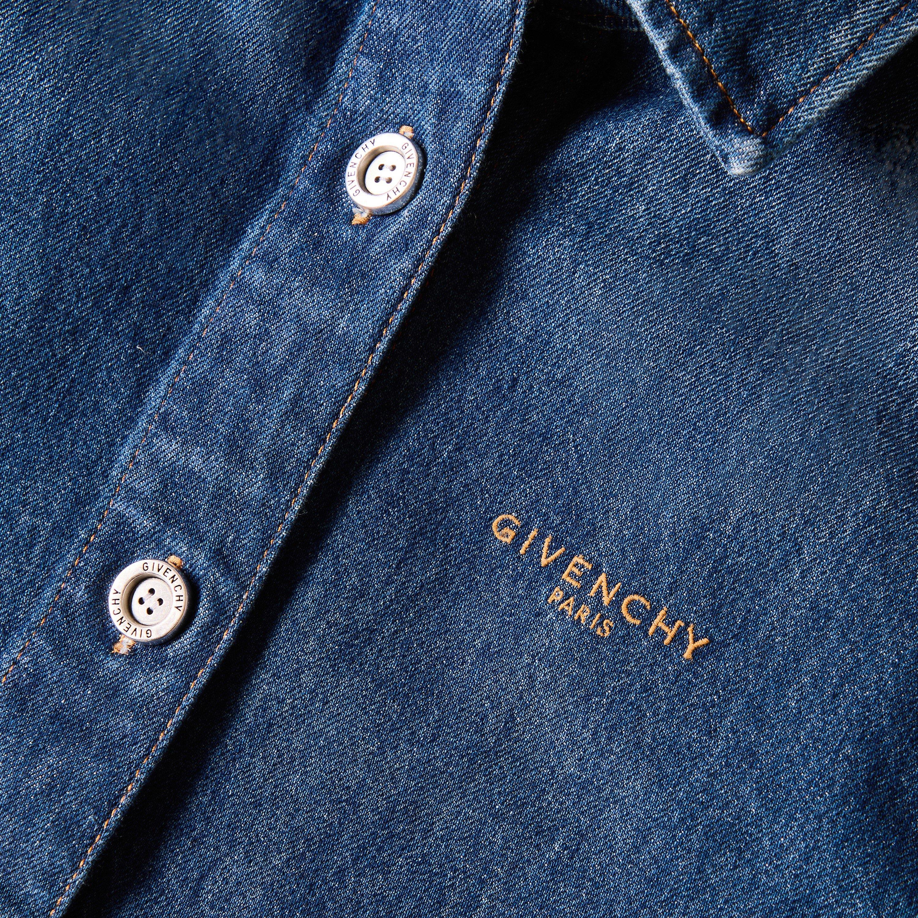 Medium Blue - GIVENCHY - GIV Denim Shirt Ld64 - 3