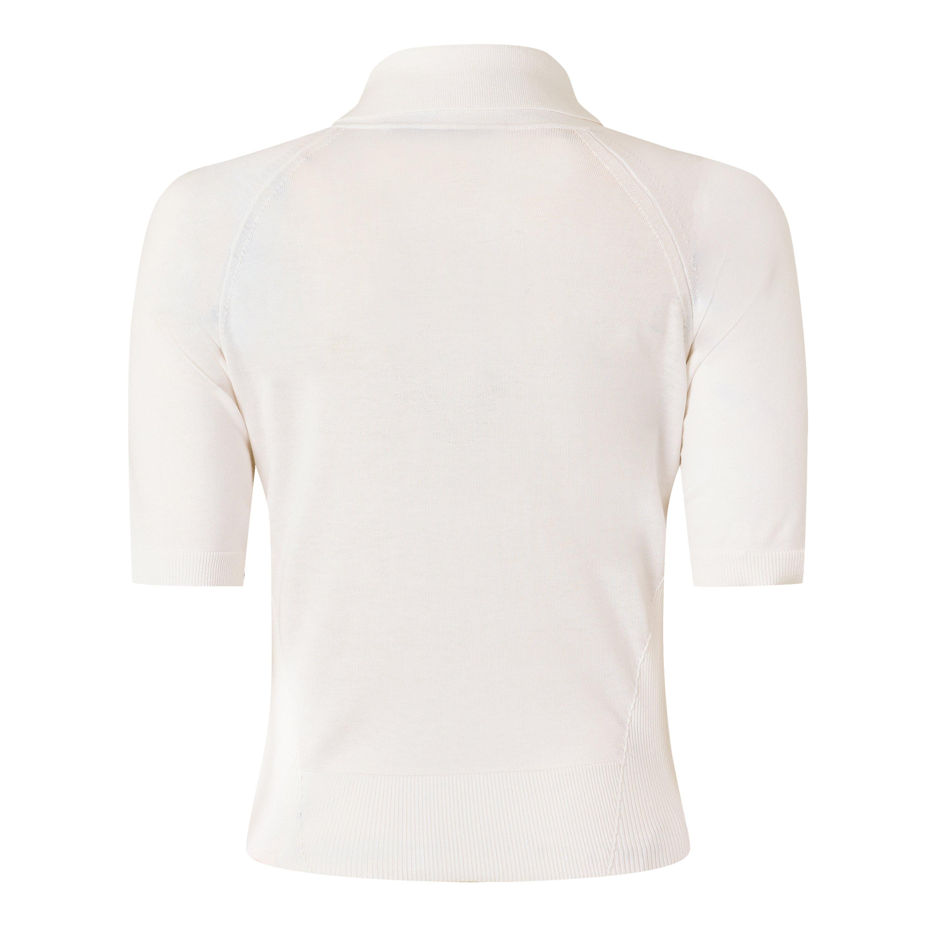 Ivory - GIVENCHY - GIV Cropped Polo Ld64 - 2