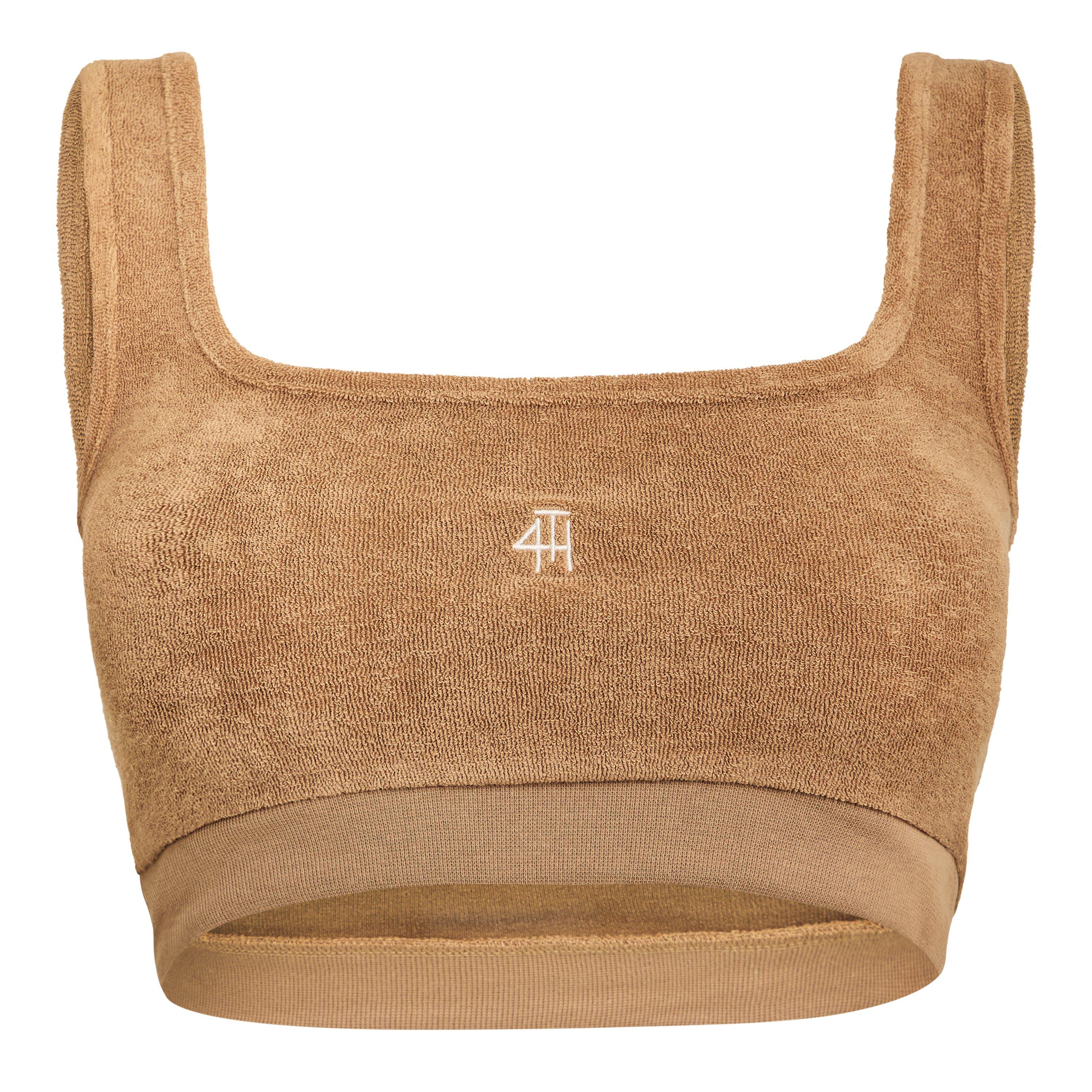 Beige - 4th and Reckless - Women's Drift Top Strappy Crop - 1
