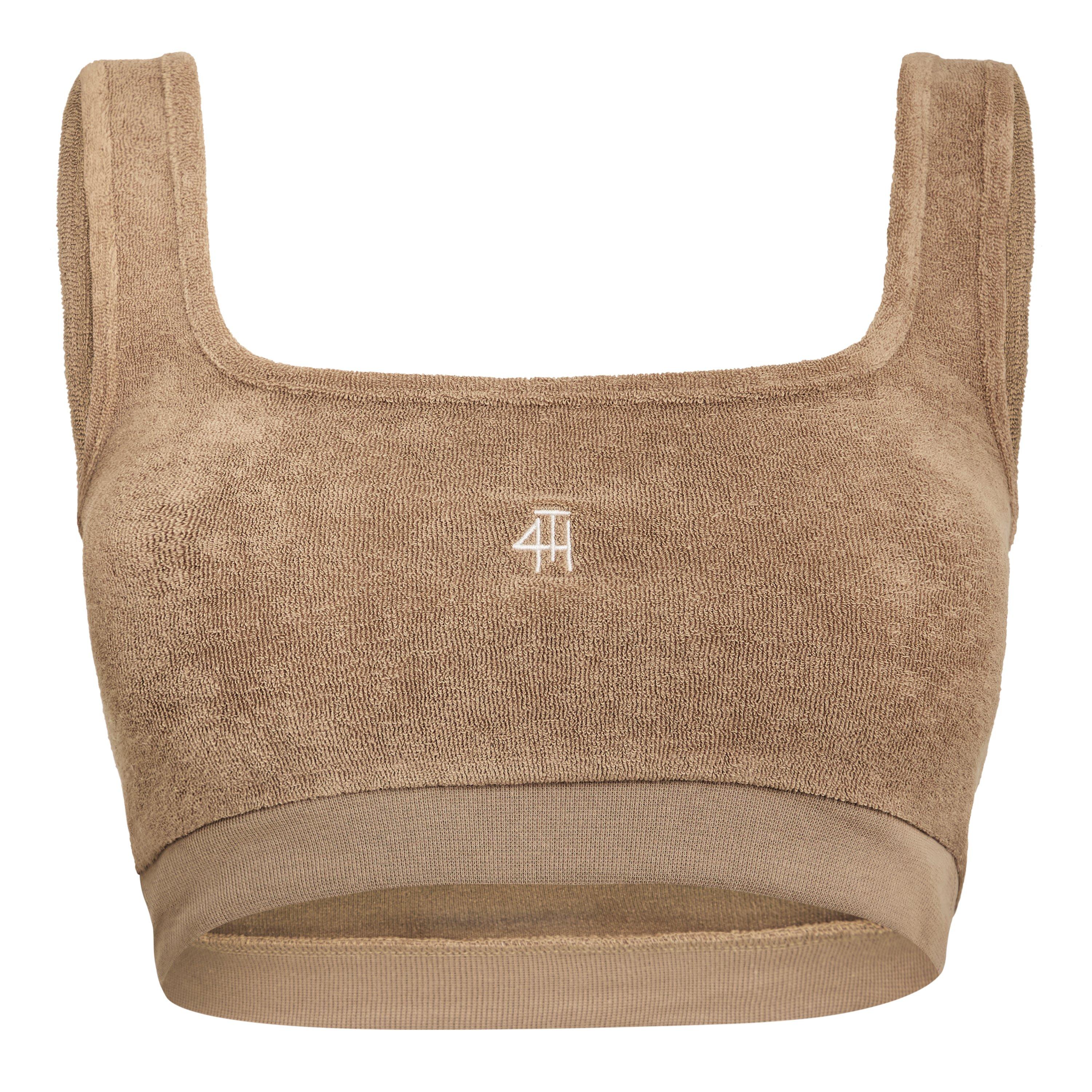 Beige - 4th and Reckless - Women's Drift Top Strappy Crop - 1