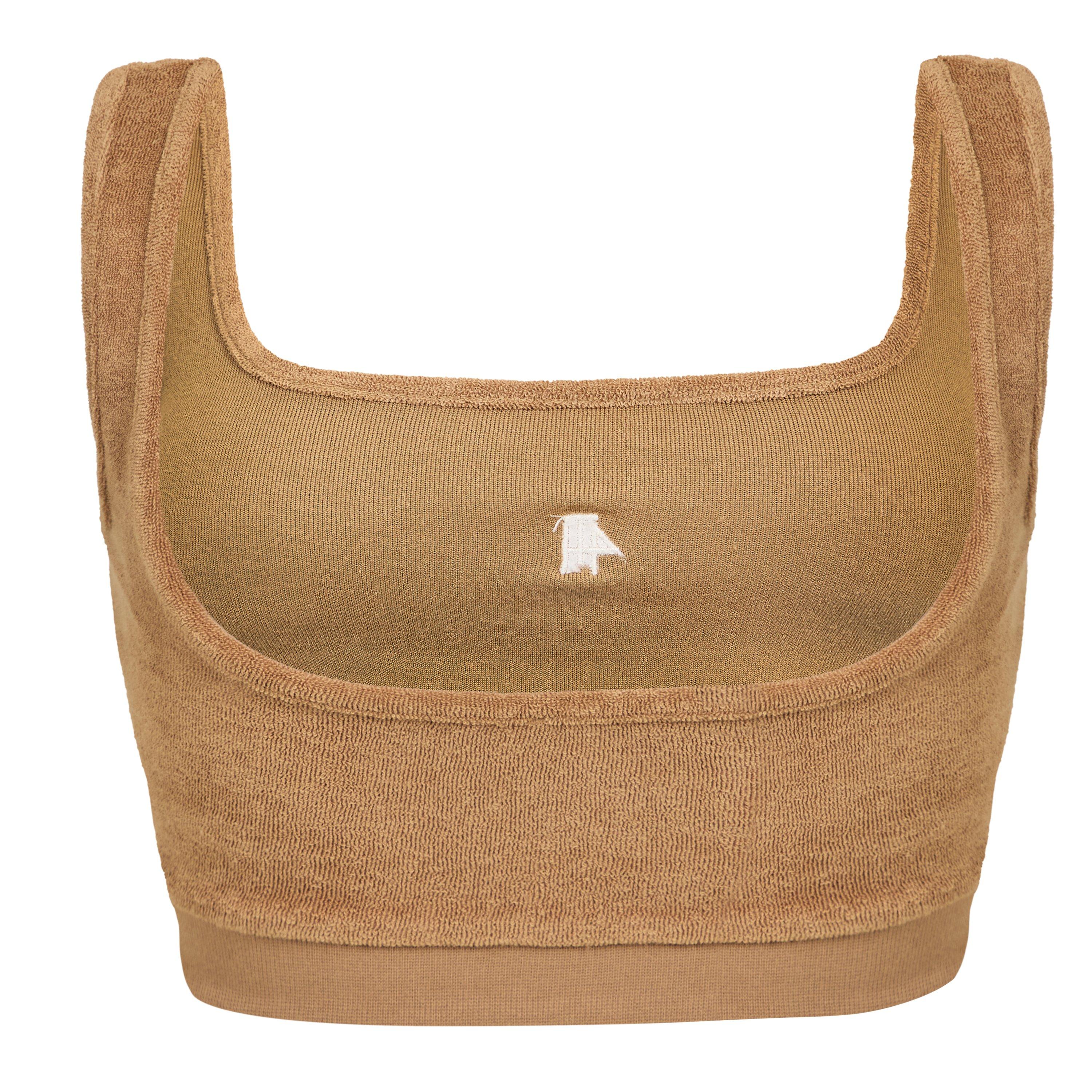 Beige - 4th and Reckless - Women's Drift Top Strappy Crop - 2