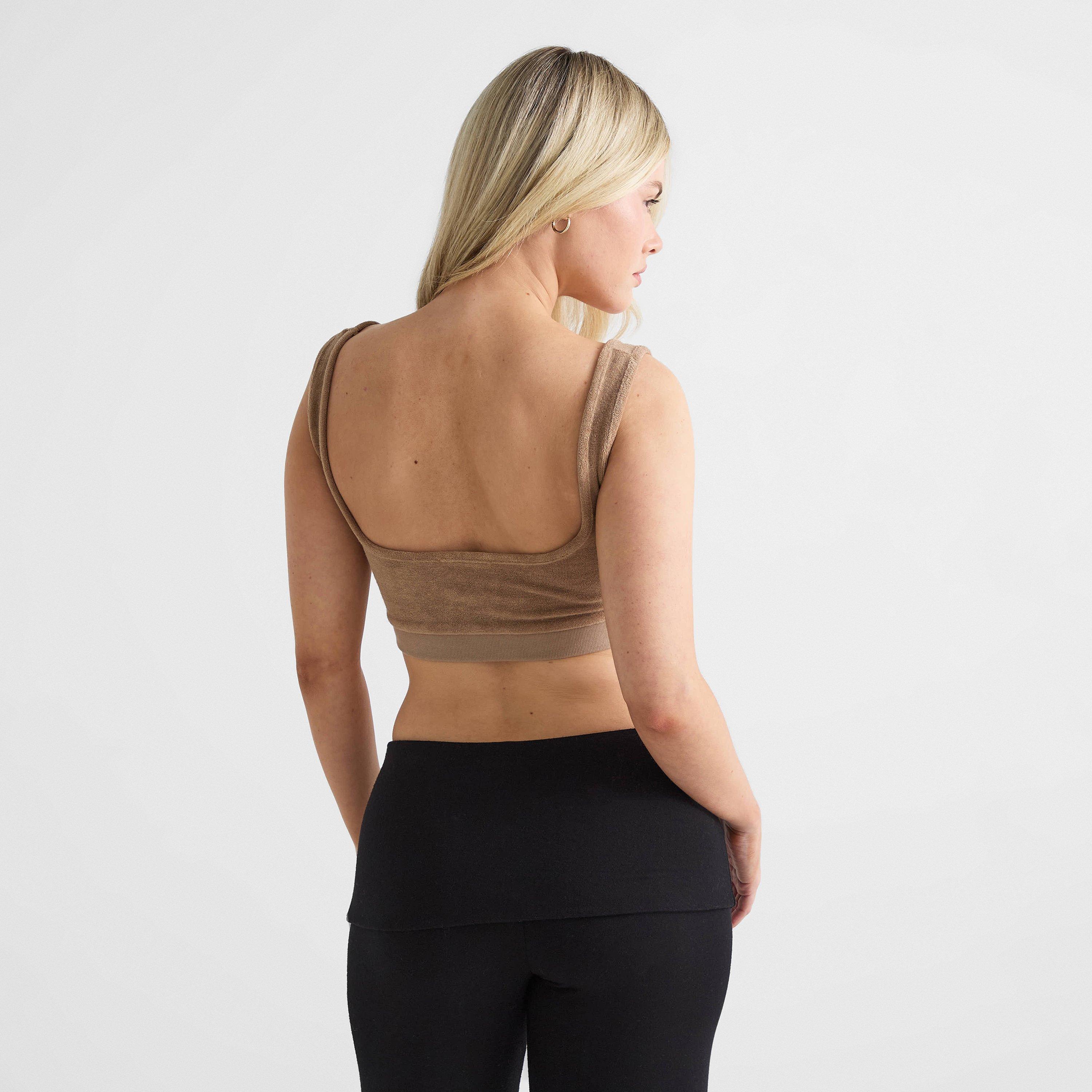 Beige - 4th and Reckless - Women's Drift Top Strappy Crop - 4