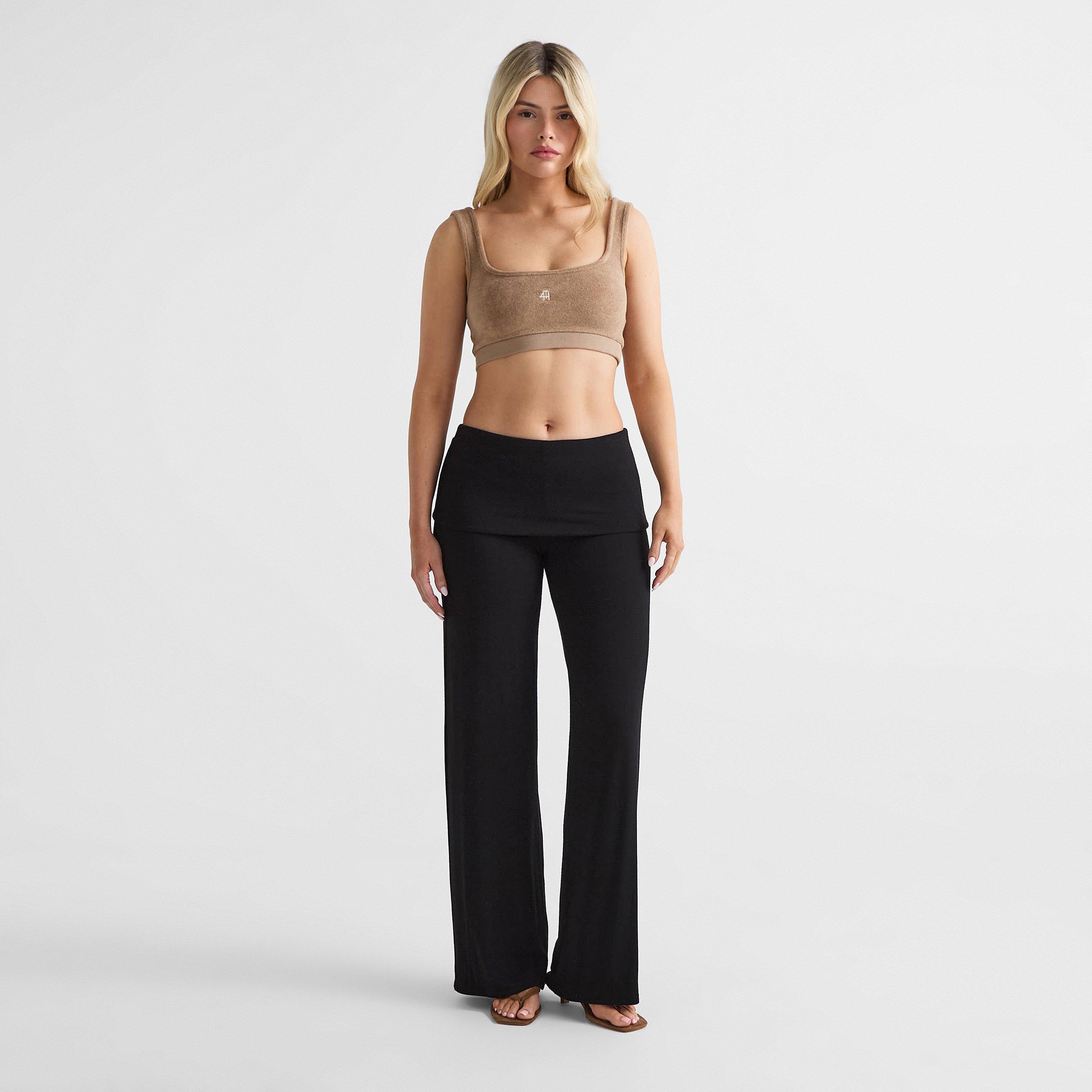 Beige - 4th and Reckless - Women's Drift Top Strappy Crop - 5