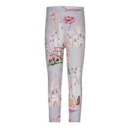 Balloon Chic Castle Print Leggings Junior
