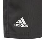 Noir - adidas - knit-collar logo T-shirt dress - 4