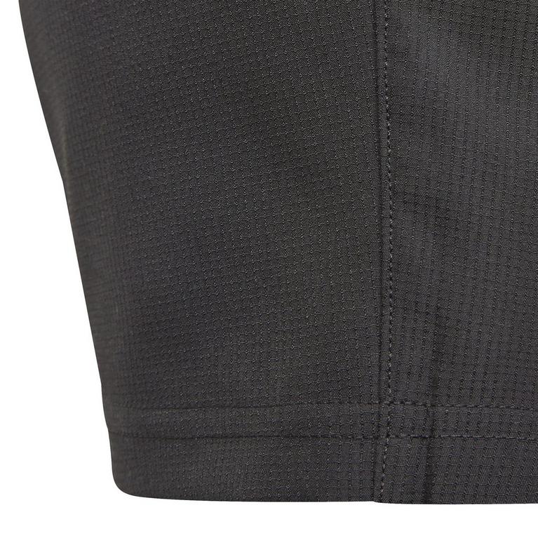 Noir - adidas - knit-collar logo T-shirt dress - 5