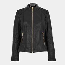 Biba Biba Neru Collar Leather Jacket