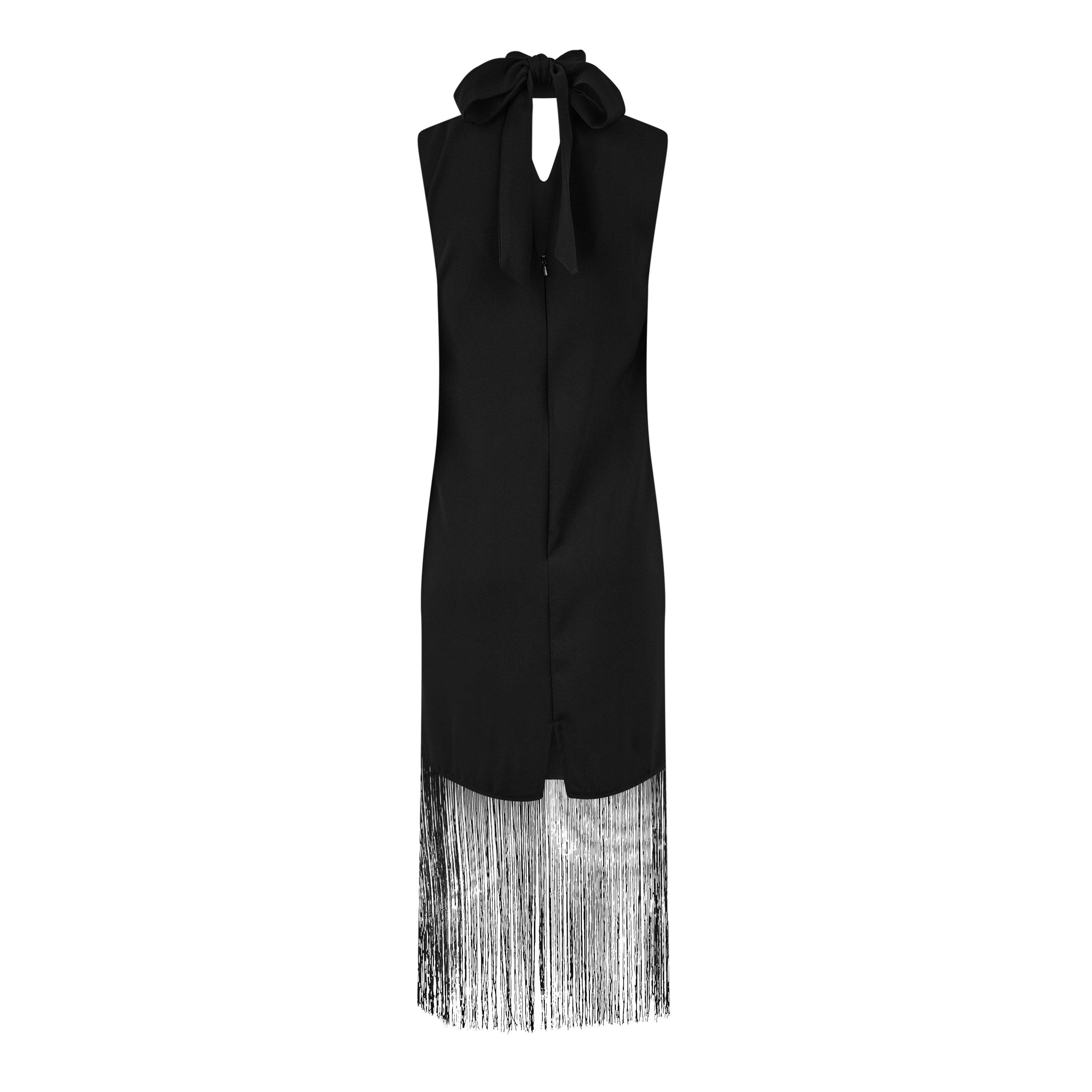 Black - Biba - Biba Fringe Hem Dress - 6