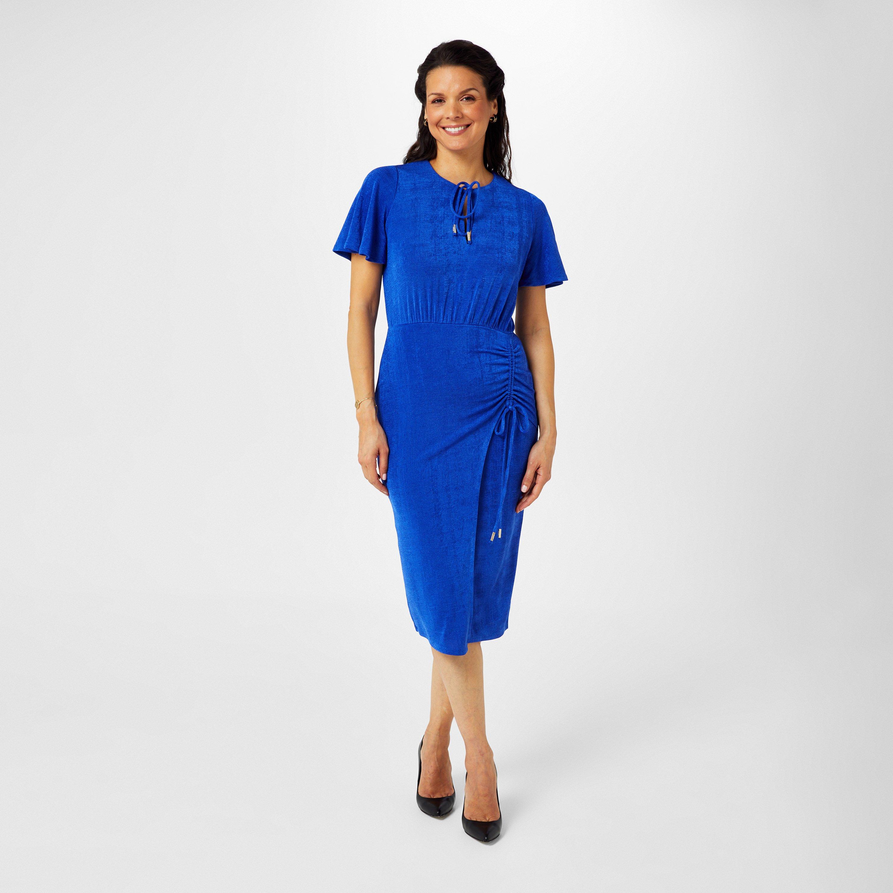 Blue - Biba - Keyhole Jersey Dress - 1
