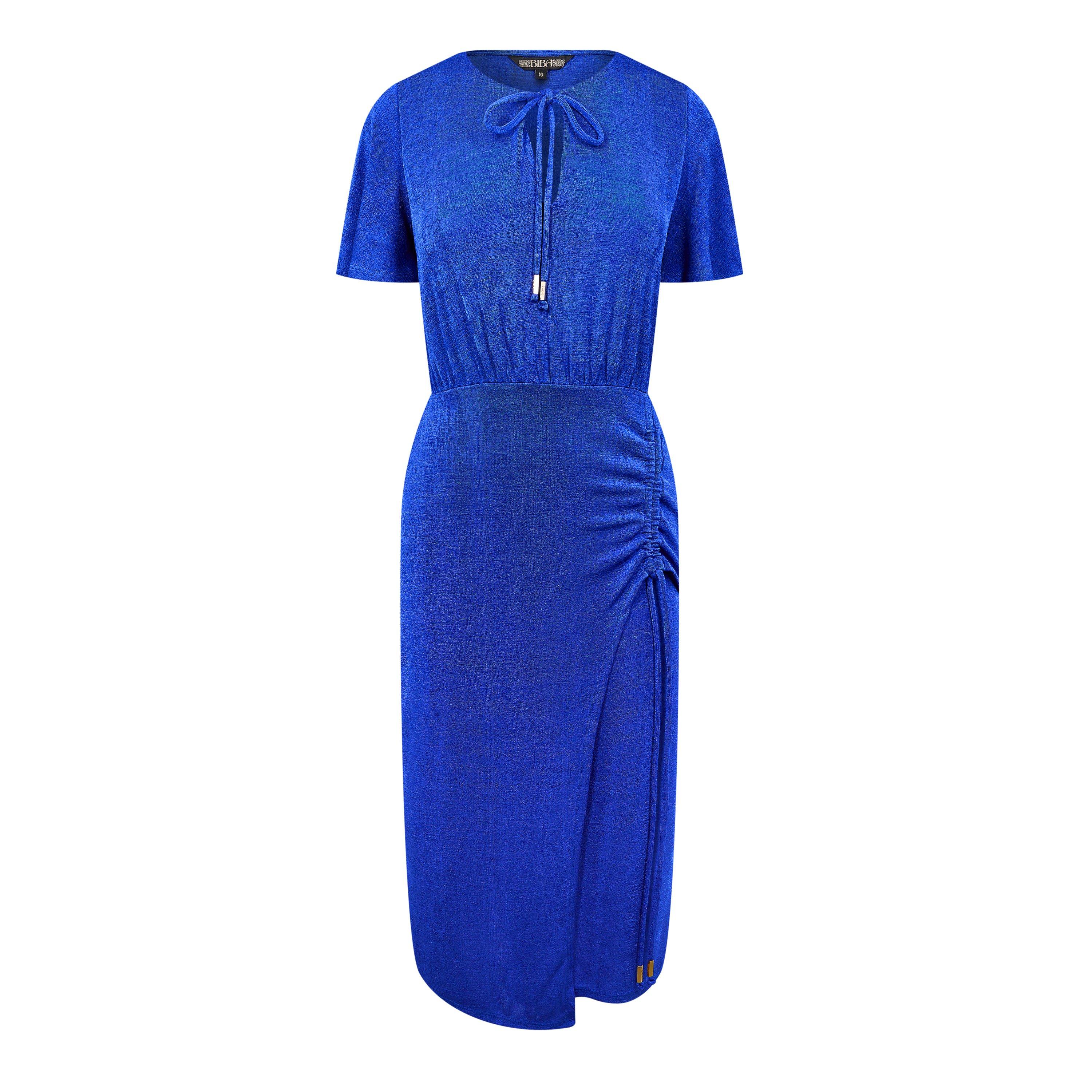 Azul - Biba - Biba Keyhole Jersey Dress - 5