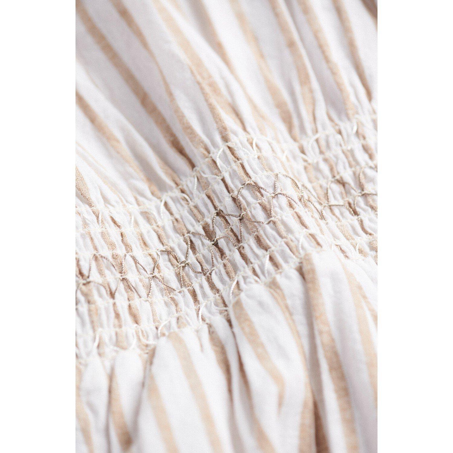 White/Tannin - Barbour - Ella Striped Mini Dress - 5