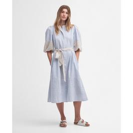 Barbour Thea Striped Shirt Dress