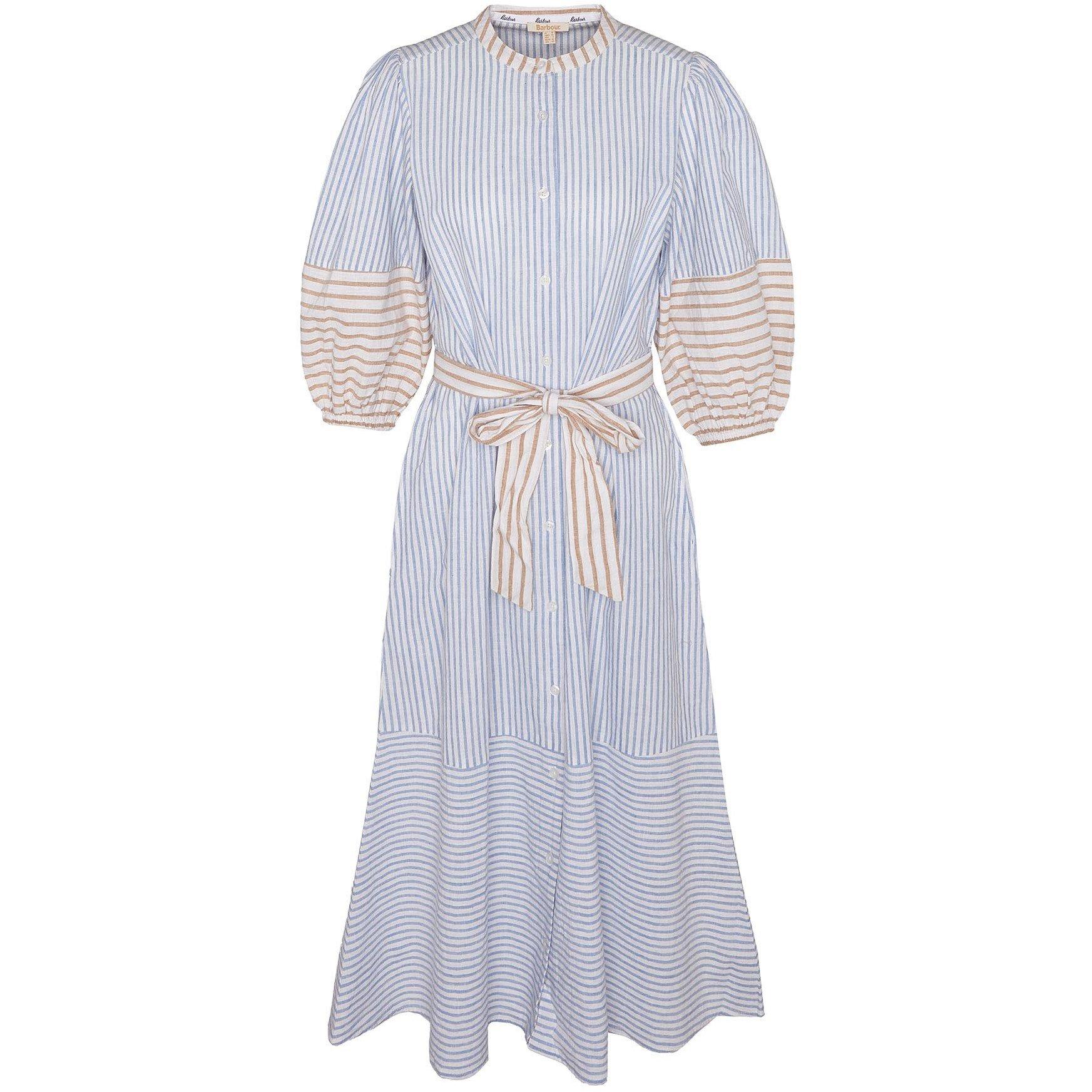 Multi Stripe - Barbour - Thea Striped Shirt Dress - 8
