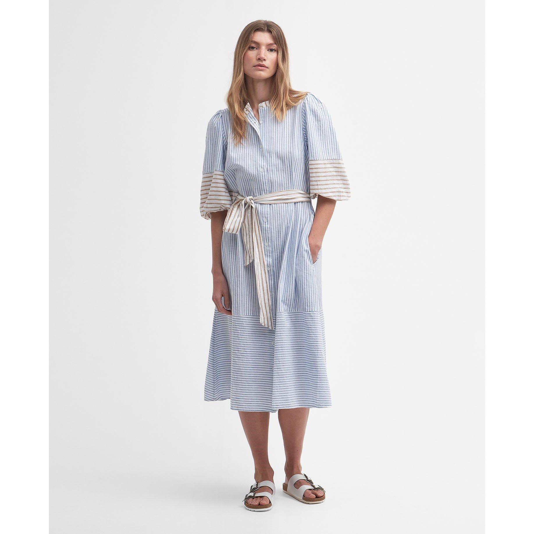 Multi Stripe - Barbour - Thea Striped Shirt Dress - 3