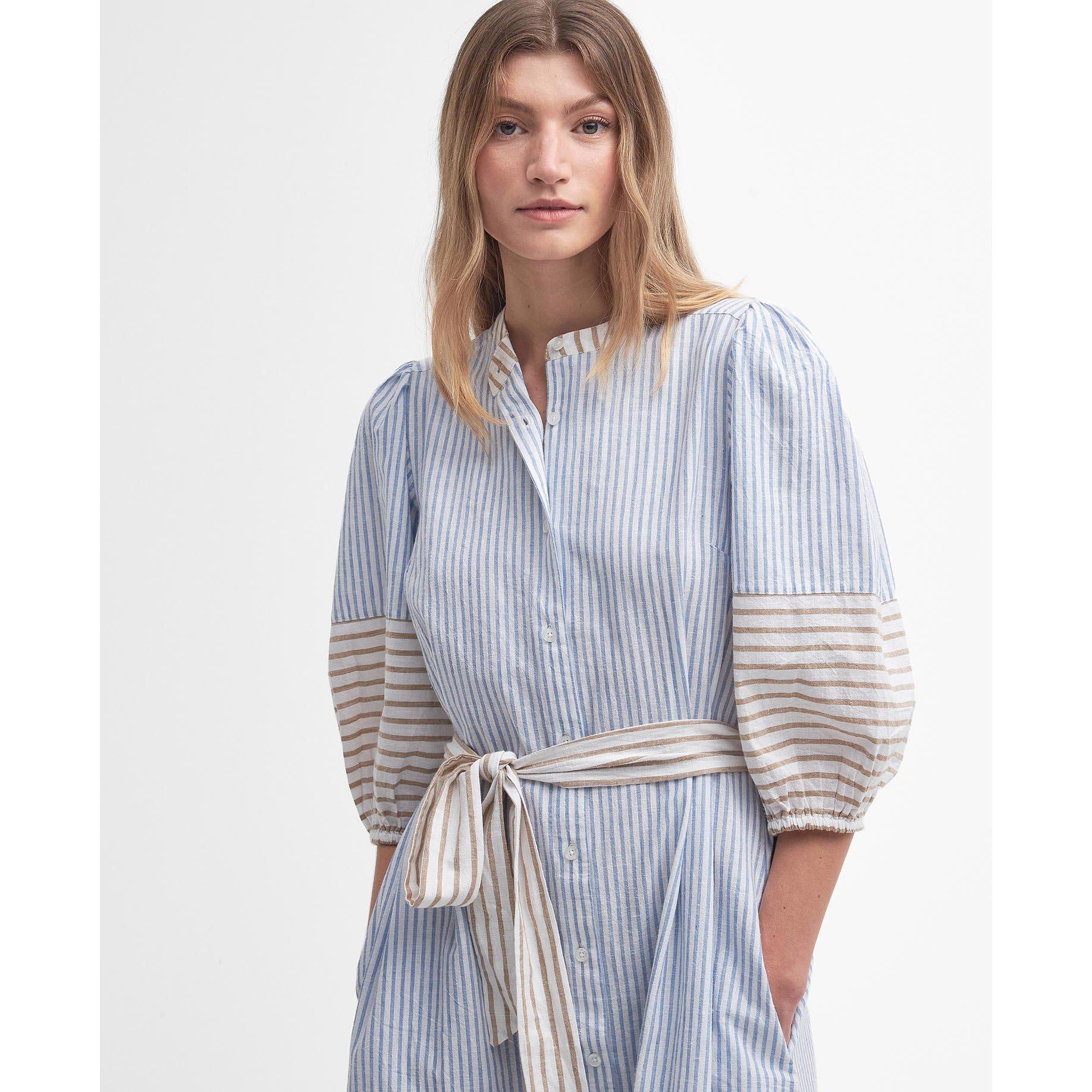 Multi Stripe - Barbour - Thea Striped Shirt Dress - 4
