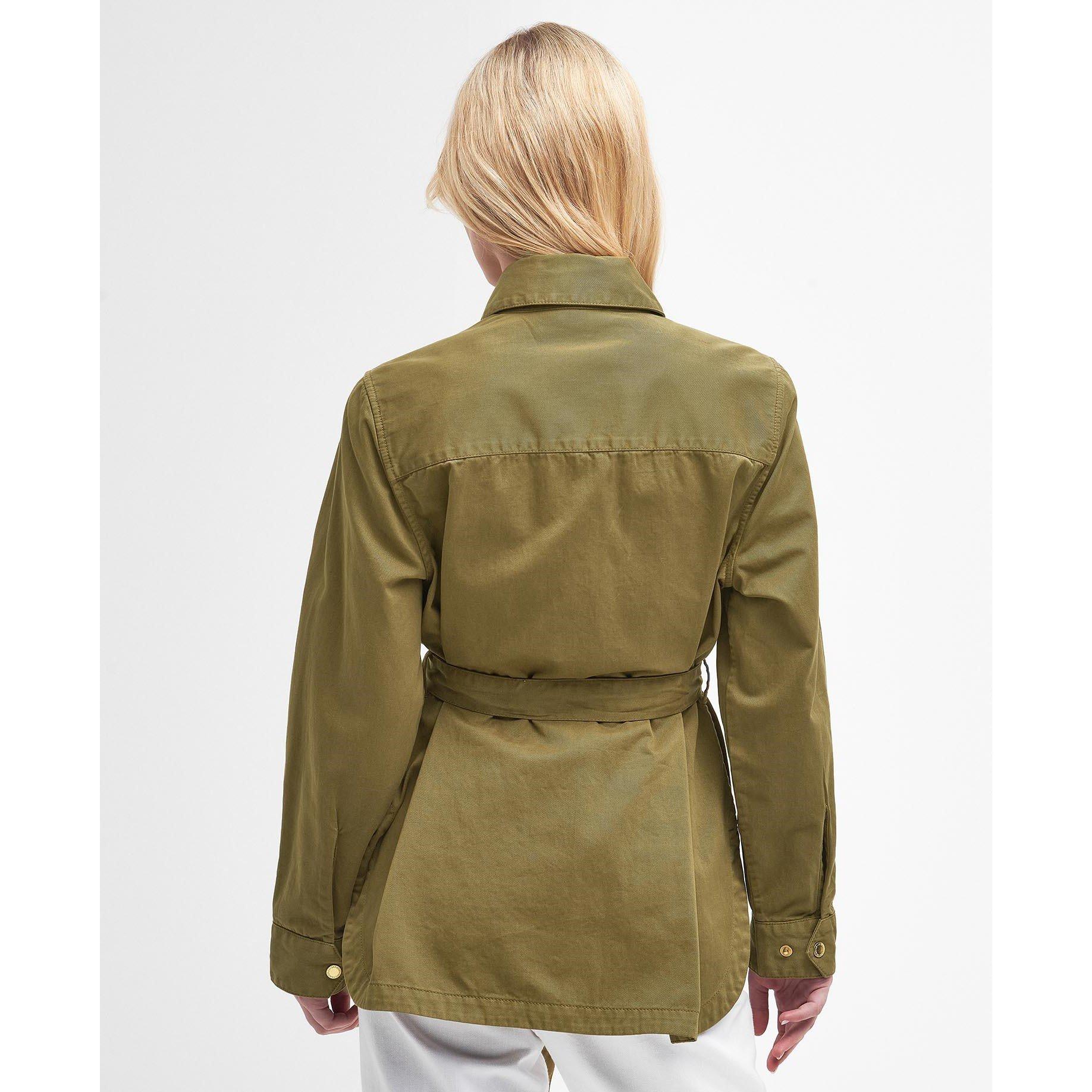Golden Khaki - Barbour International - Women's Collins Denim Field Jacket - 2