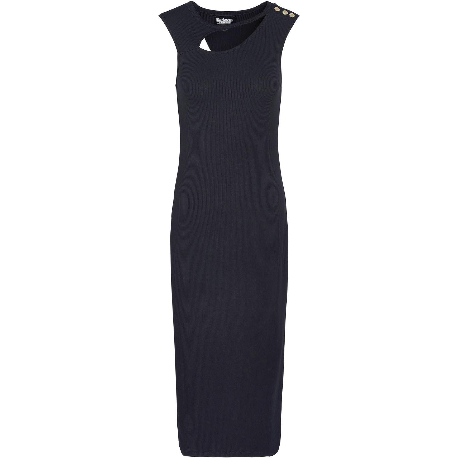 Black - Barbour International - Jenny Midi Dress - 7