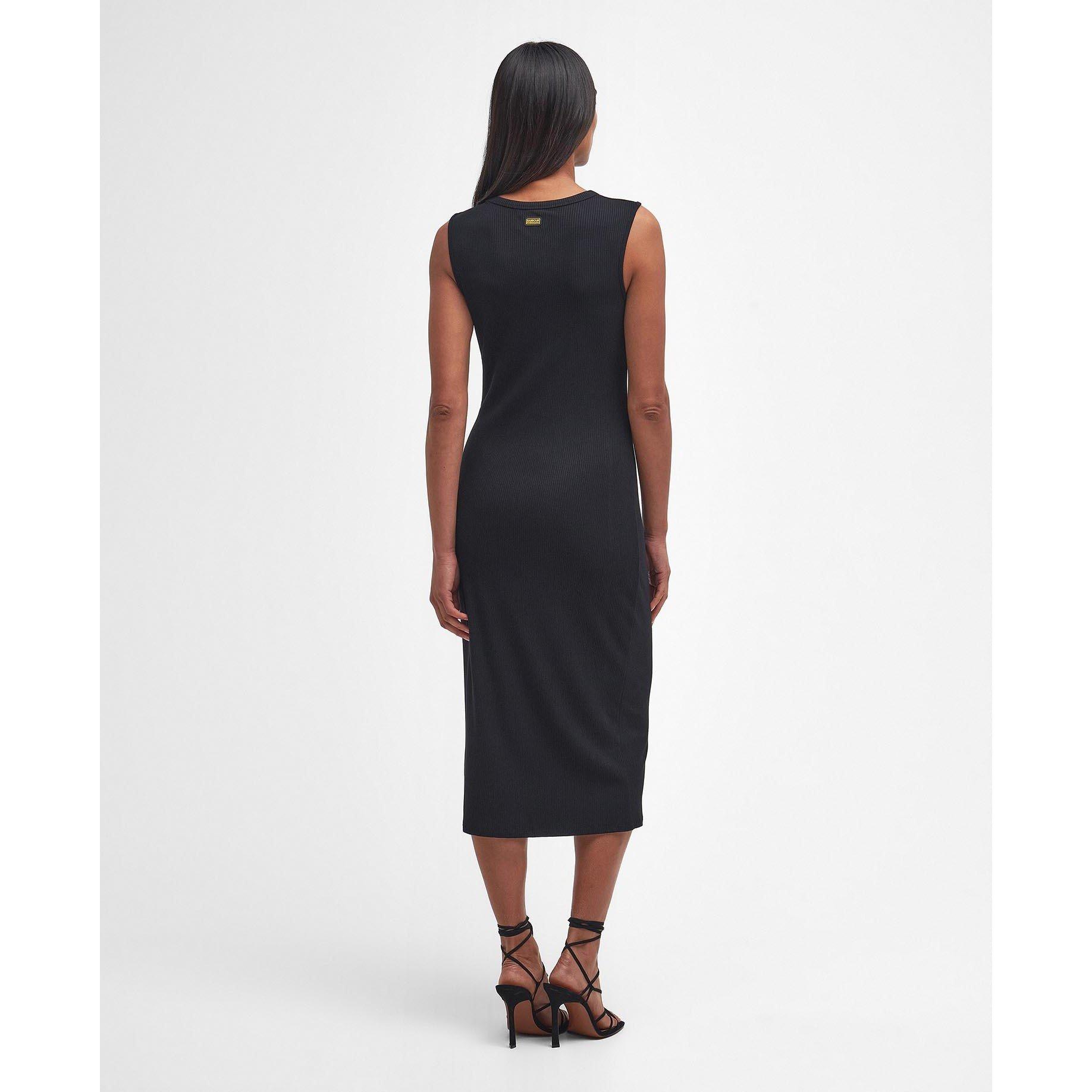 Black - Barbour International - Jenny Midi Dress - 2