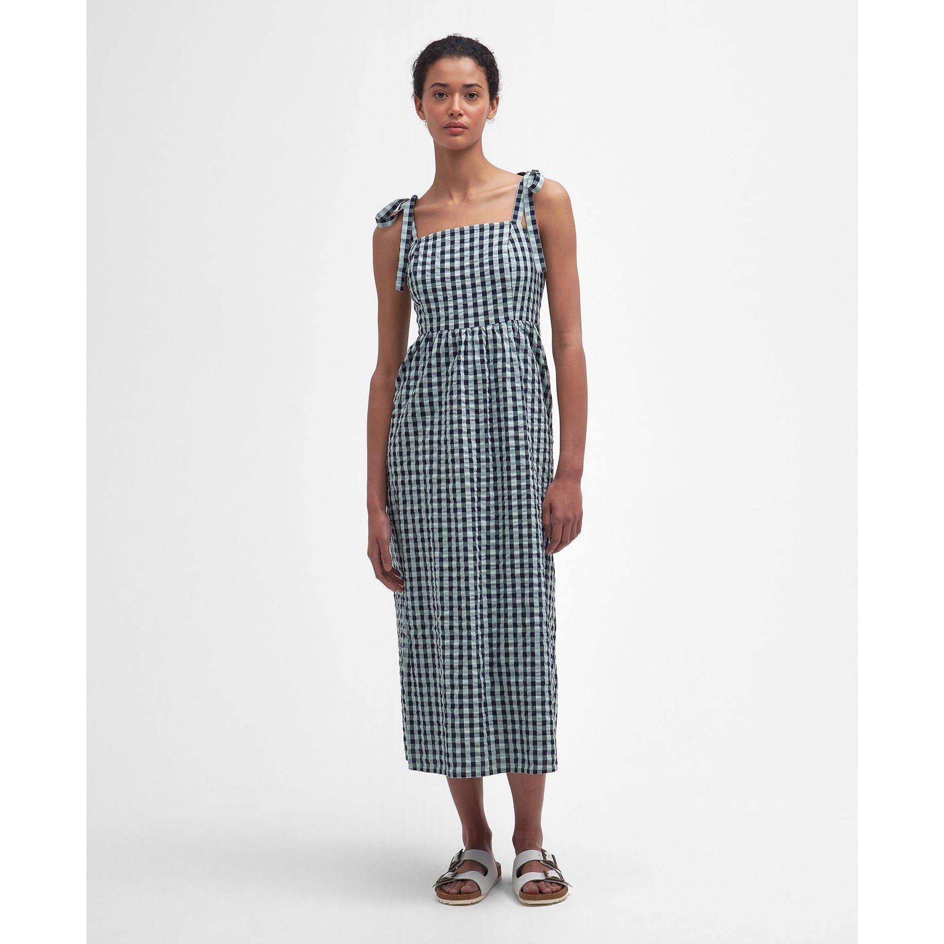 Blue Haze - Barbour - Abigail Gingham Midi Dress - 1