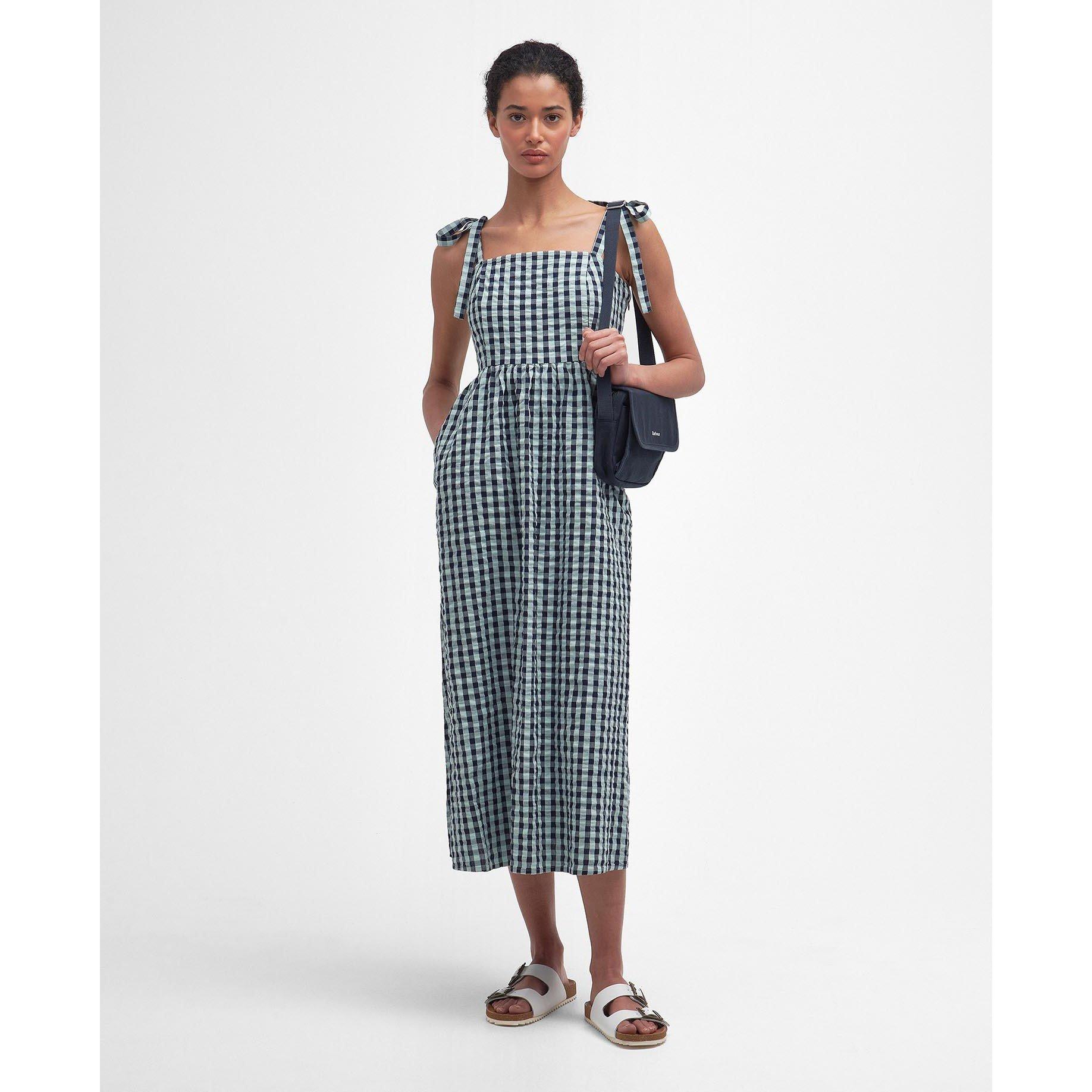 Blue Haze - Barbour - Abigail Gingham Midi Dress - 3