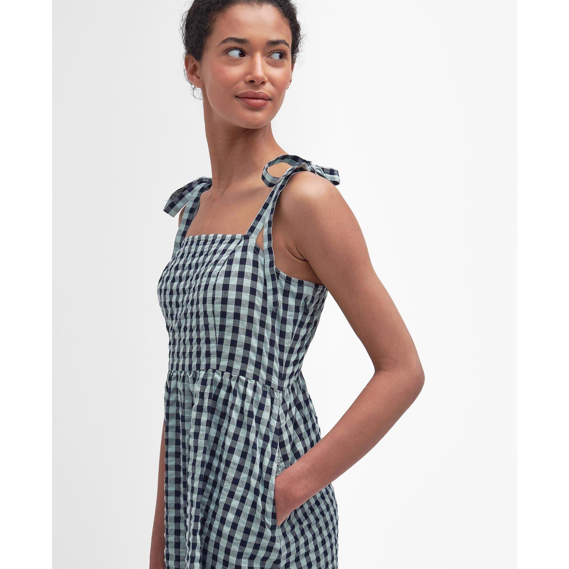 Blue Haze - Barbour - Abigail Gingham Midi Dress - 5