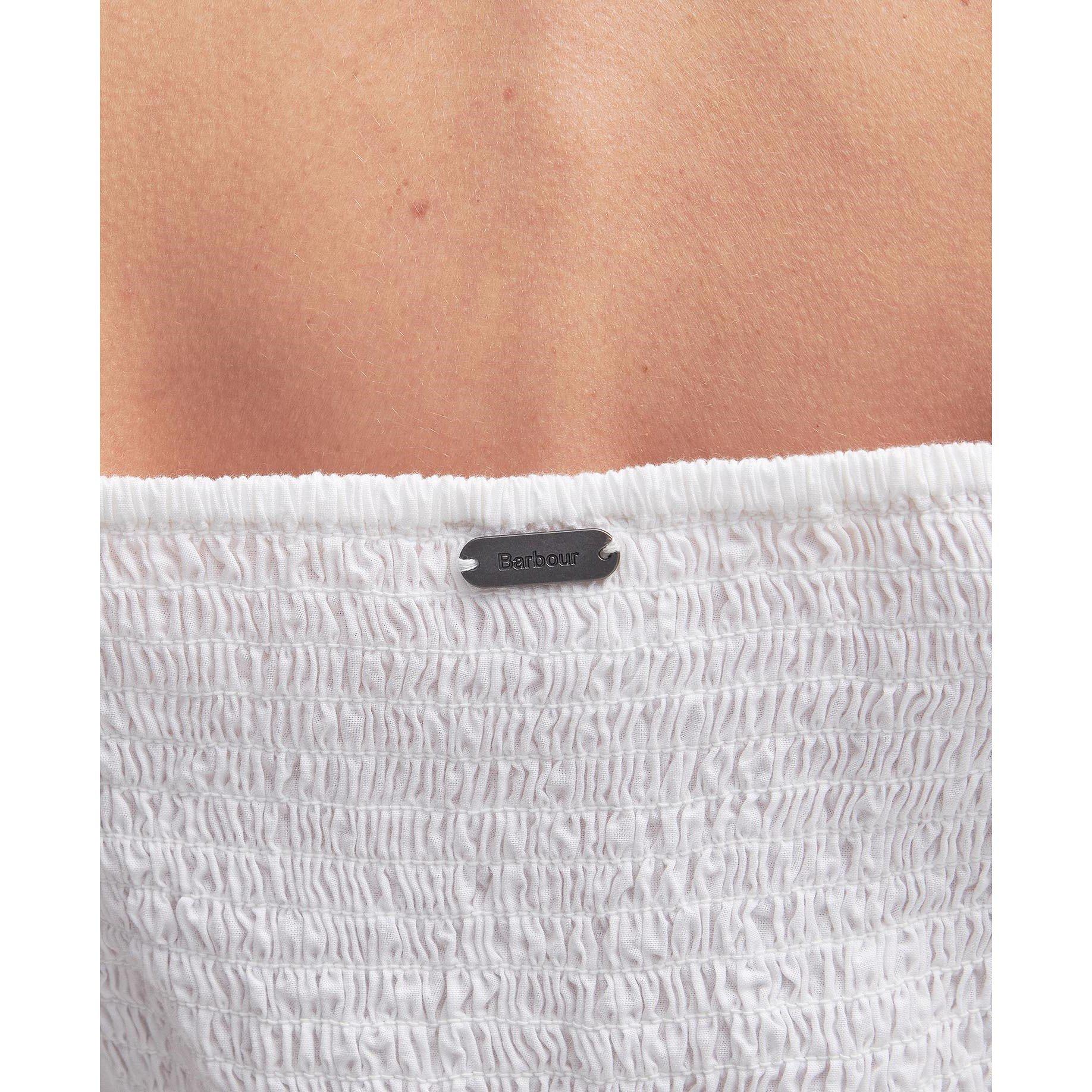 White - Barbour - Joanne Broderie Midi Dress - 6