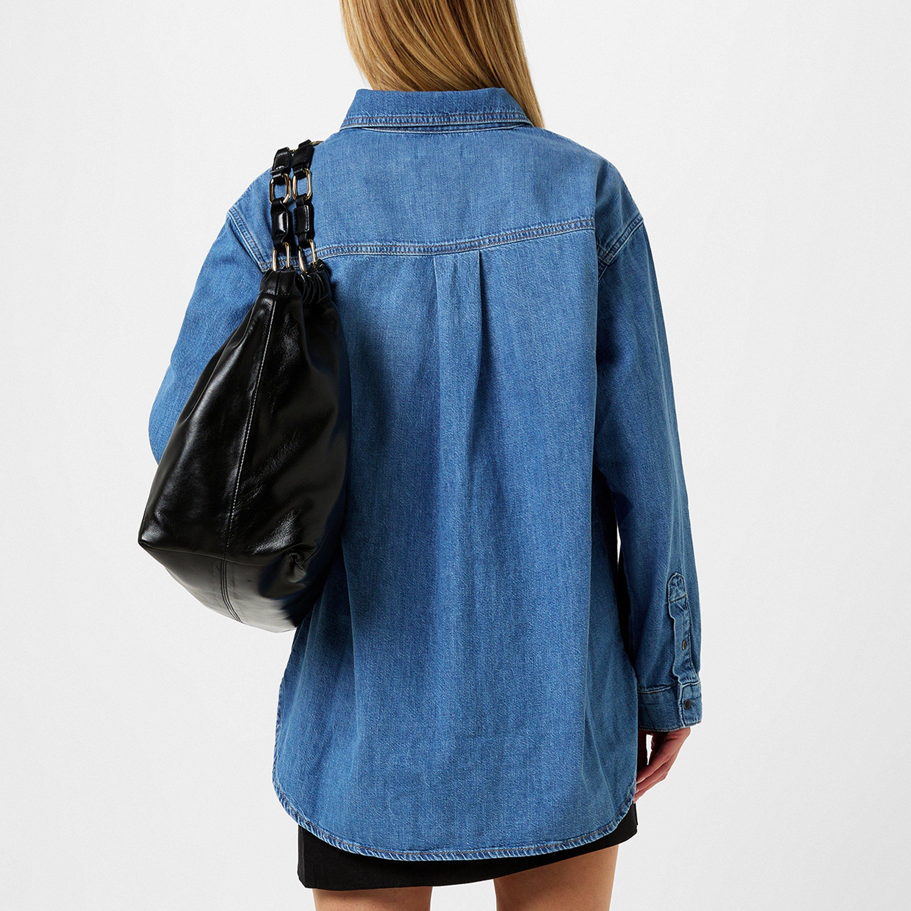 Panama Blue - Anine Bing - Women's Sloan Long-Sleeve Denim Shirt - 3