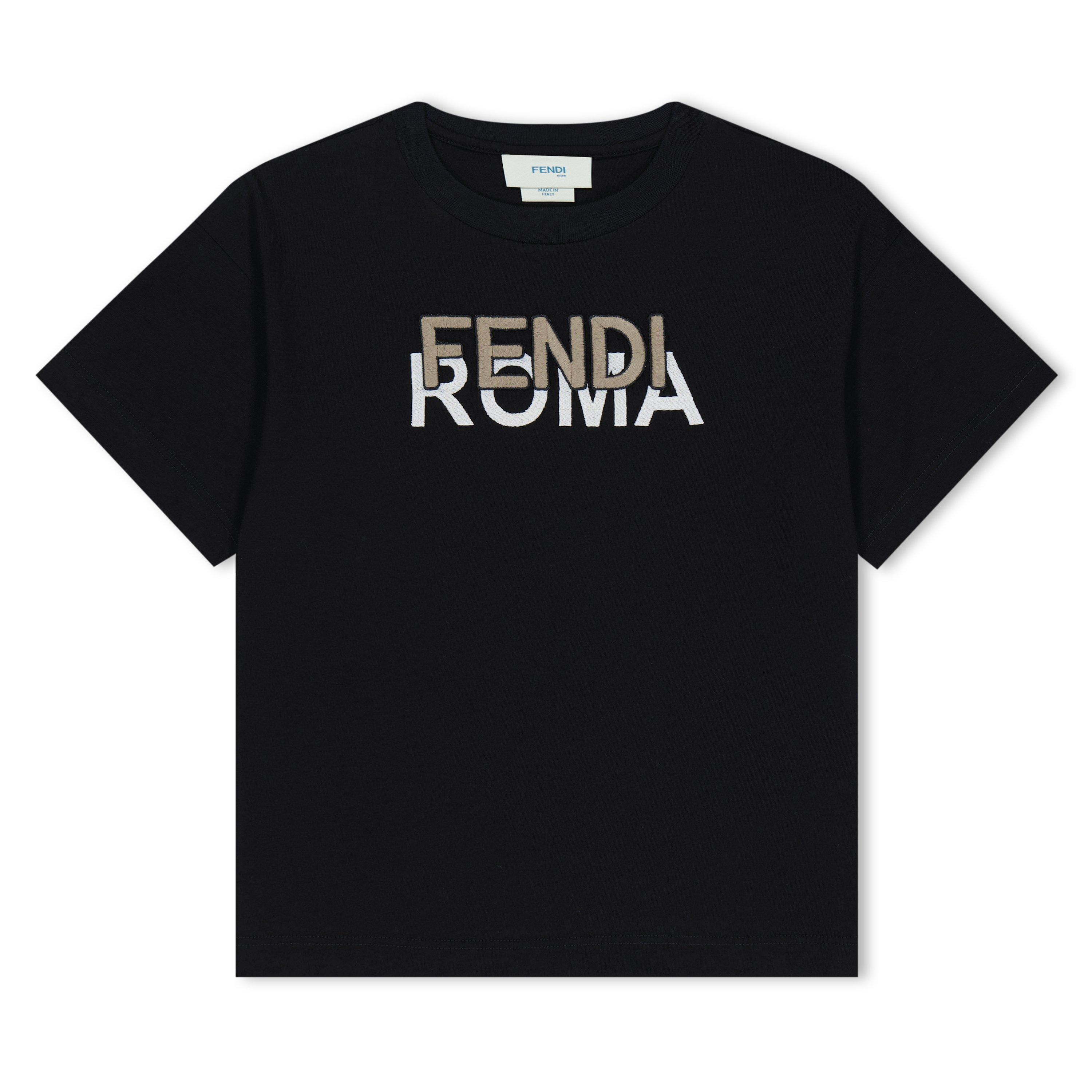FENDI ROMA イタリー製 立体ロゴ 半袖tシャツ 黒 メンズL 64292503_o.jpg?v=20240418233638