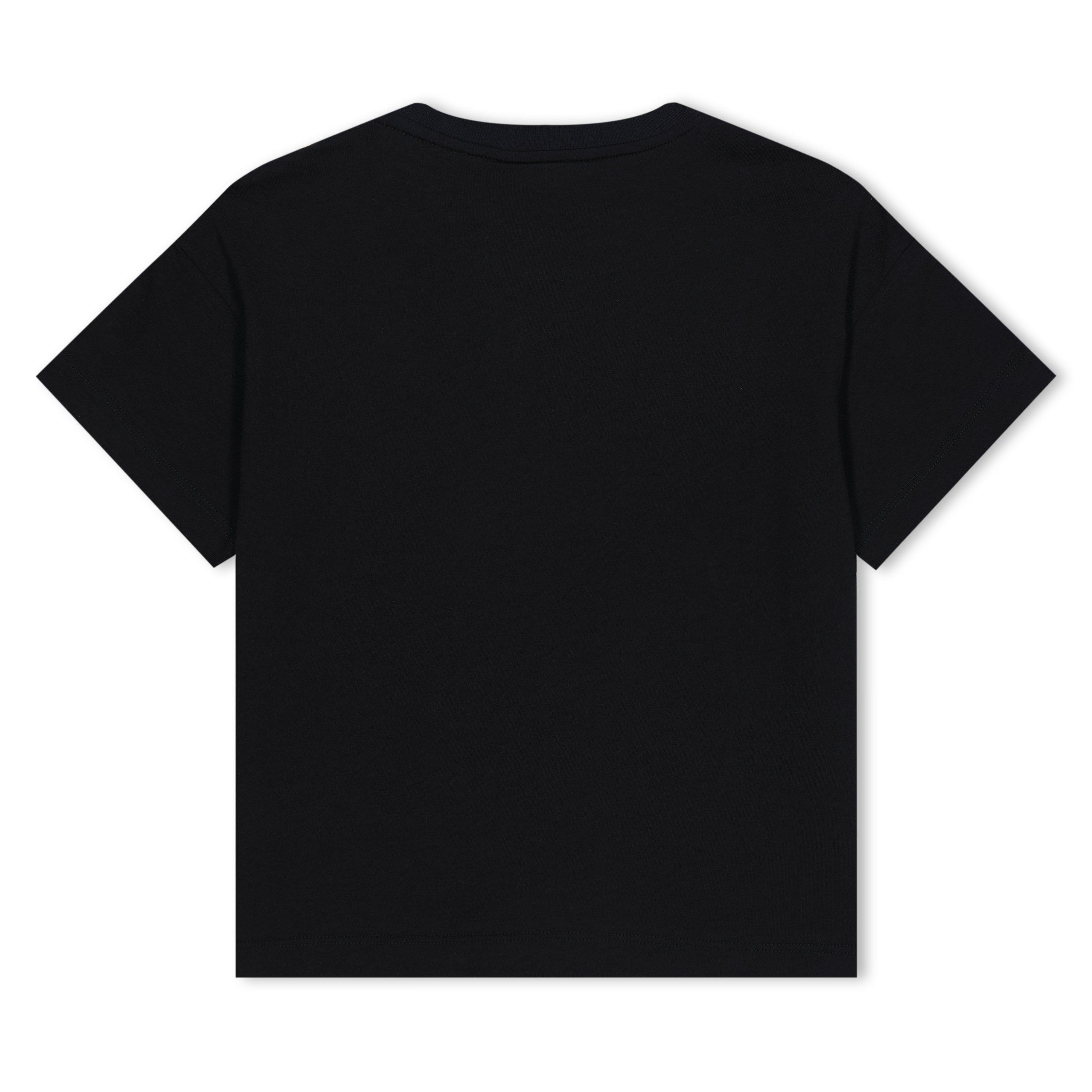 Black F0GME - Fendi - Embroidered Roma T-Shirt Juniors - 2