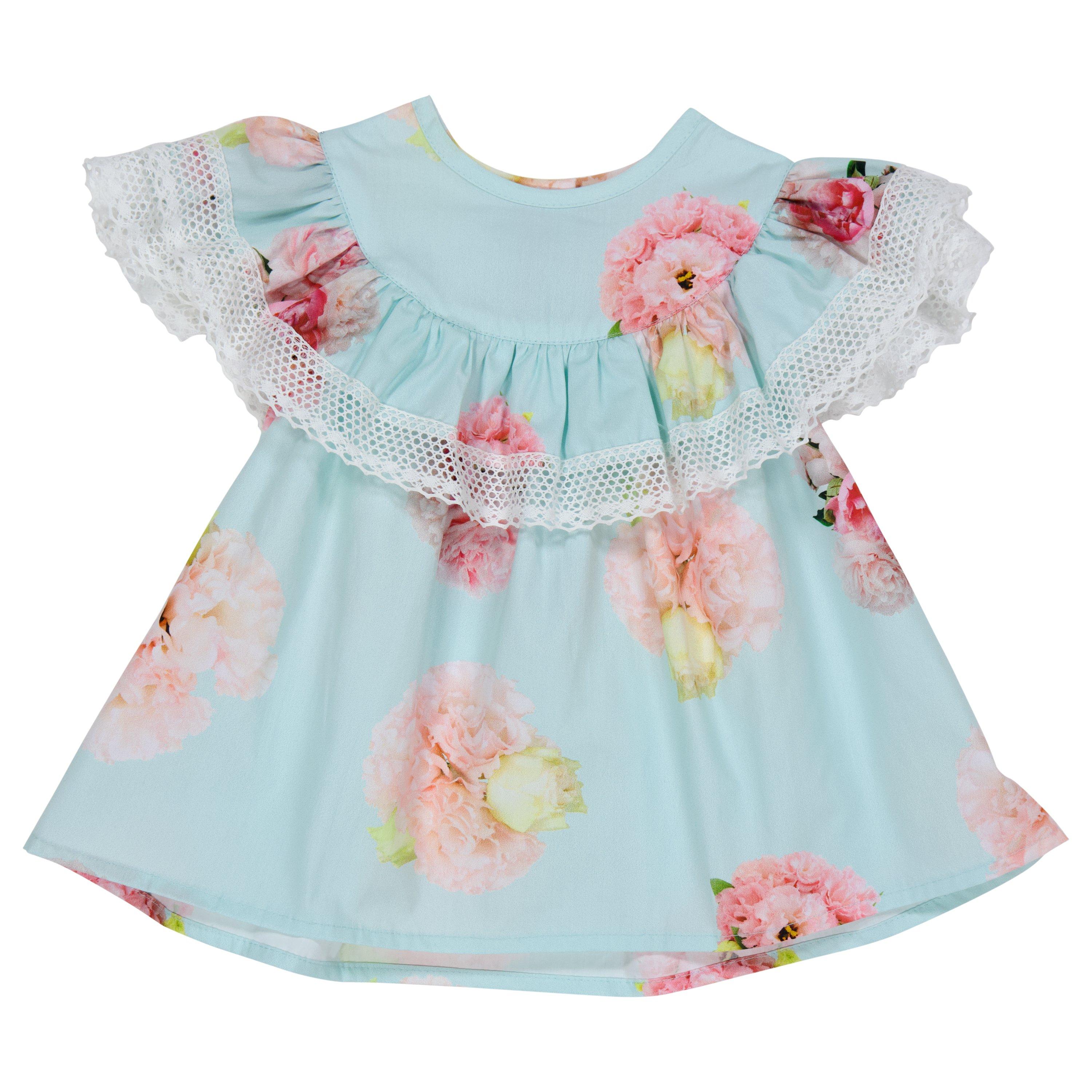 Multi - Phi - Kids' Hydrangea Short-Sleeve Blouse - 1