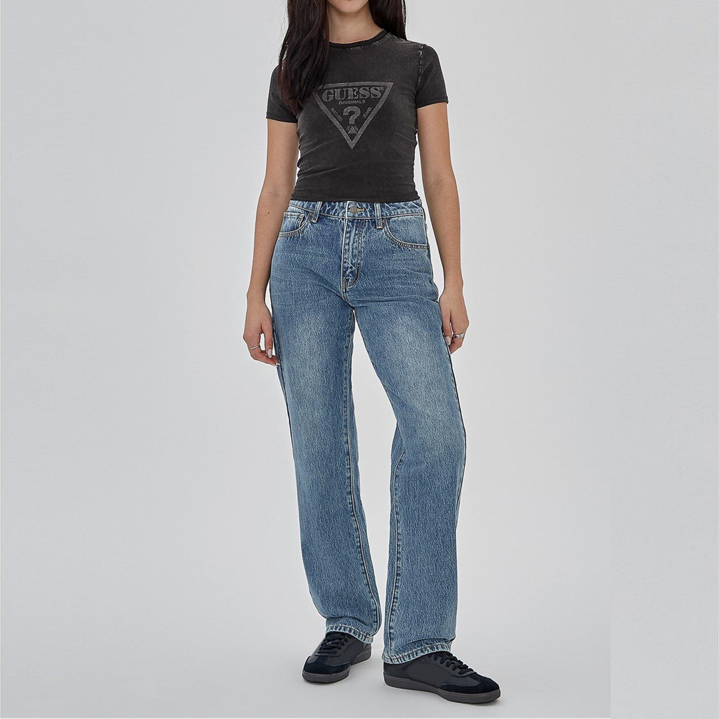 Jet Black Mlt - Guess - Logo Baby T-shirt - 1