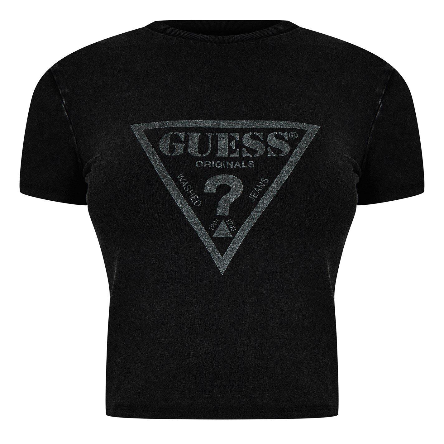 Manteau noir Jet Black - Guess - Logo Baby T-shirt - 2