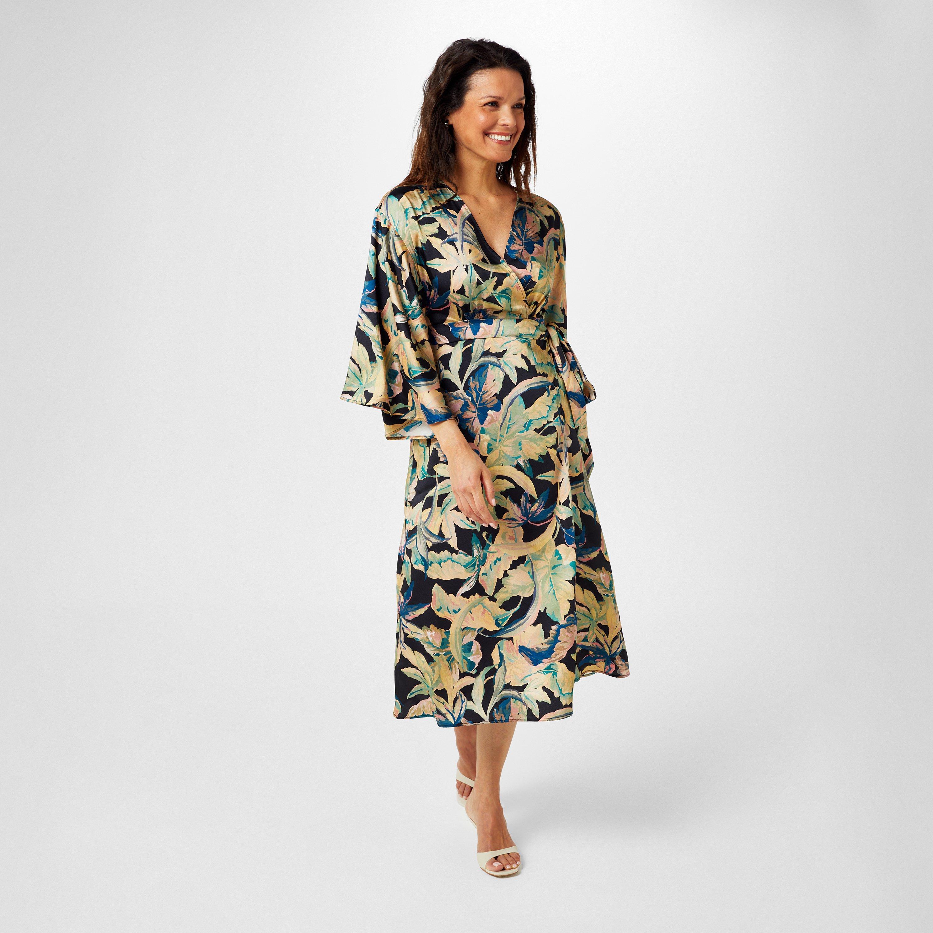 Moody Palm - Biba - Kimono Sleeve Wrap Dress - 1