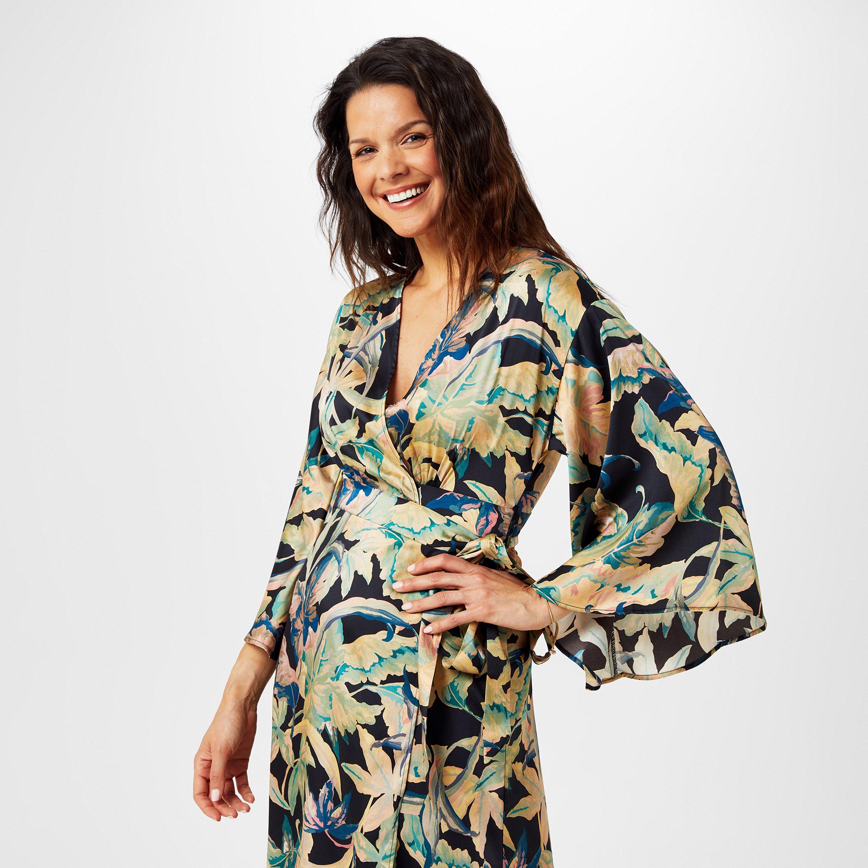 Moody Palm - Biba - Kimono Sleeve Wrap Dress - 3