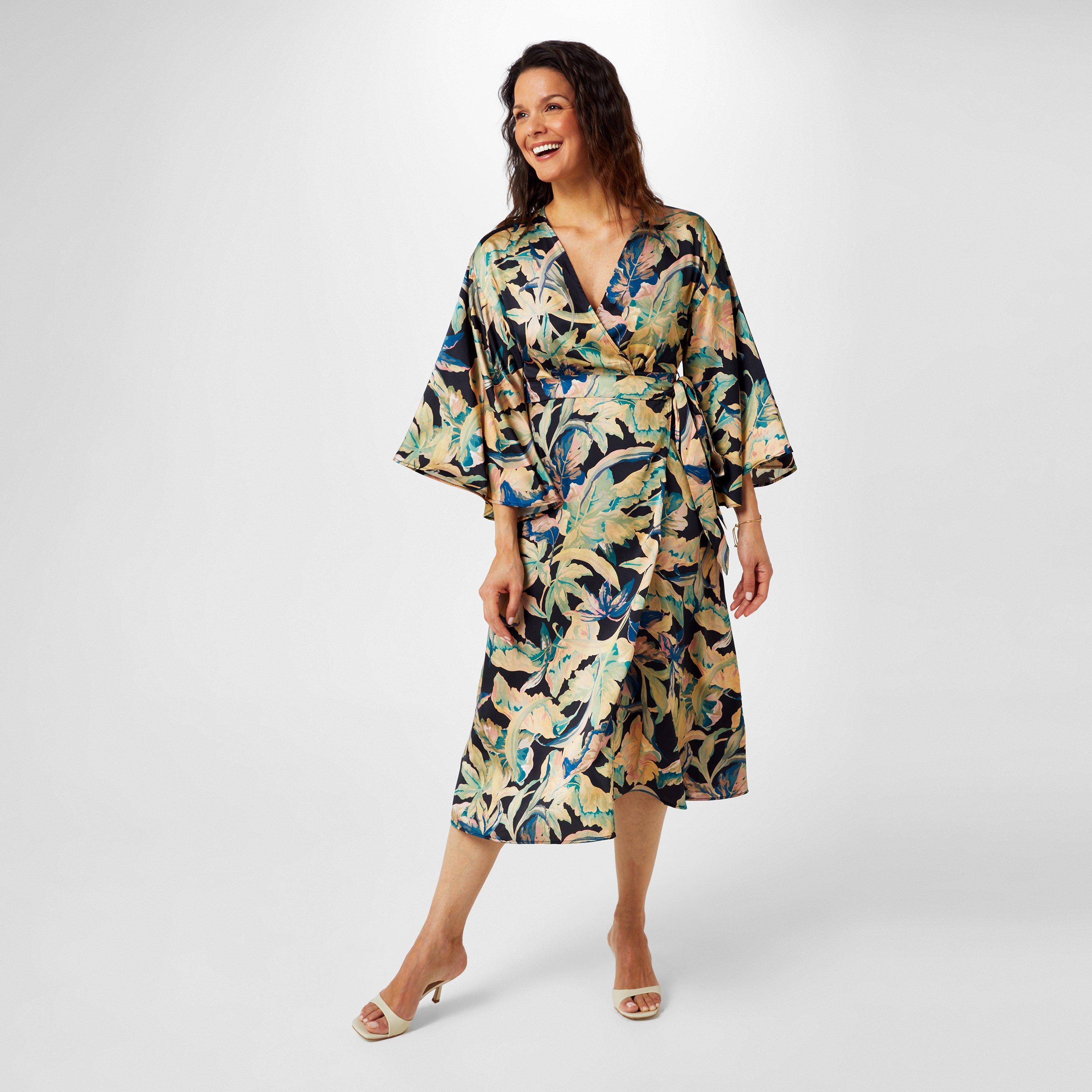 Moody Palm - Biba - Kimono Sleeve Wrap Dress - 4