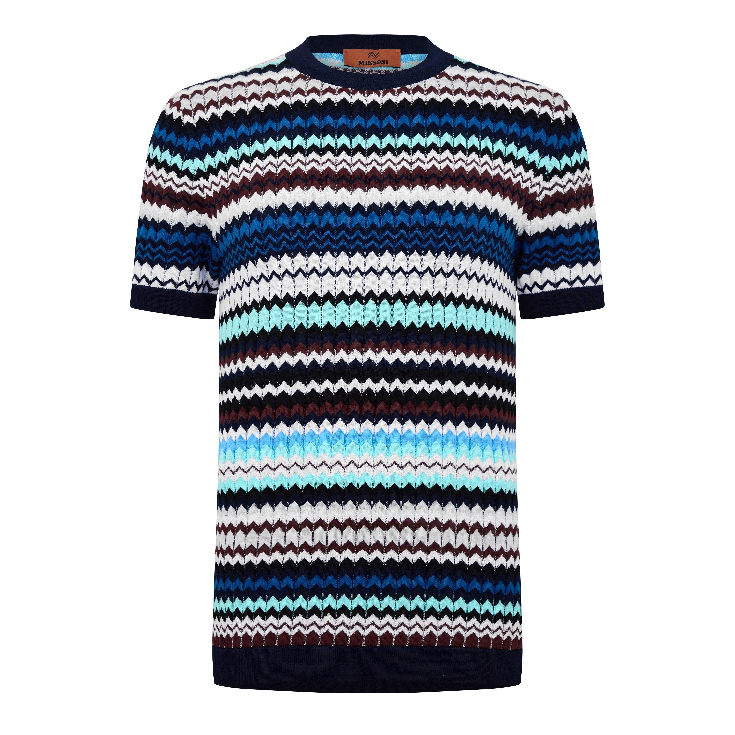 Blu Burg S72EY - Missoni - Stripe T-Shirt - 5