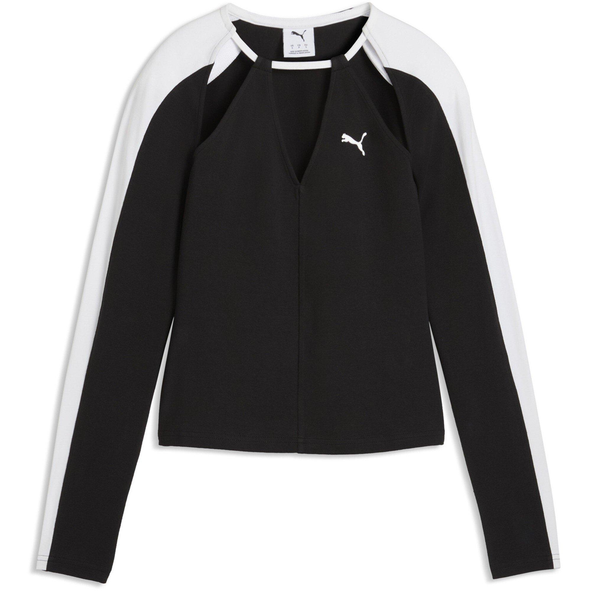 Puma Black - Puma - Women's T7 Long Sleeve T-Shirt - 1