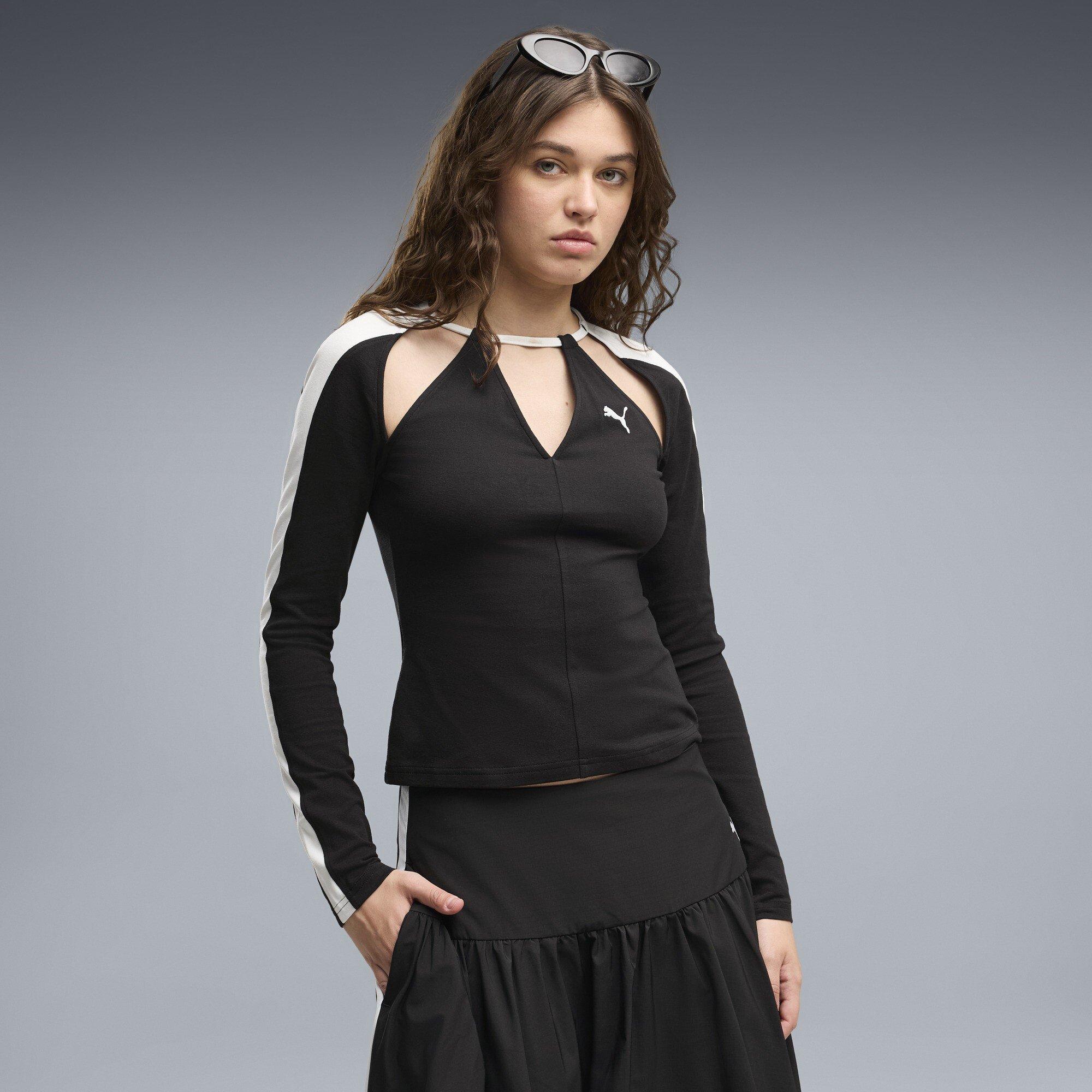 Puma Black - Puma - Women's T7 Long Sleeve T-Shirt - 3