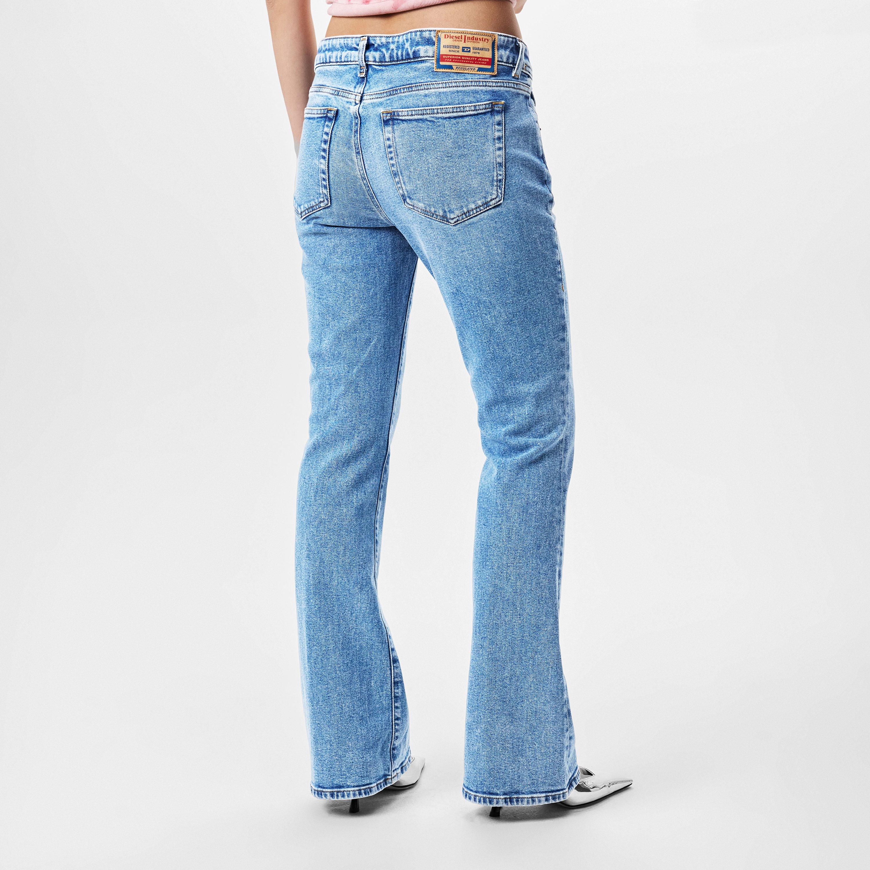 Blue Denim - Diesel - Women's Straight Leg Jeans - 4