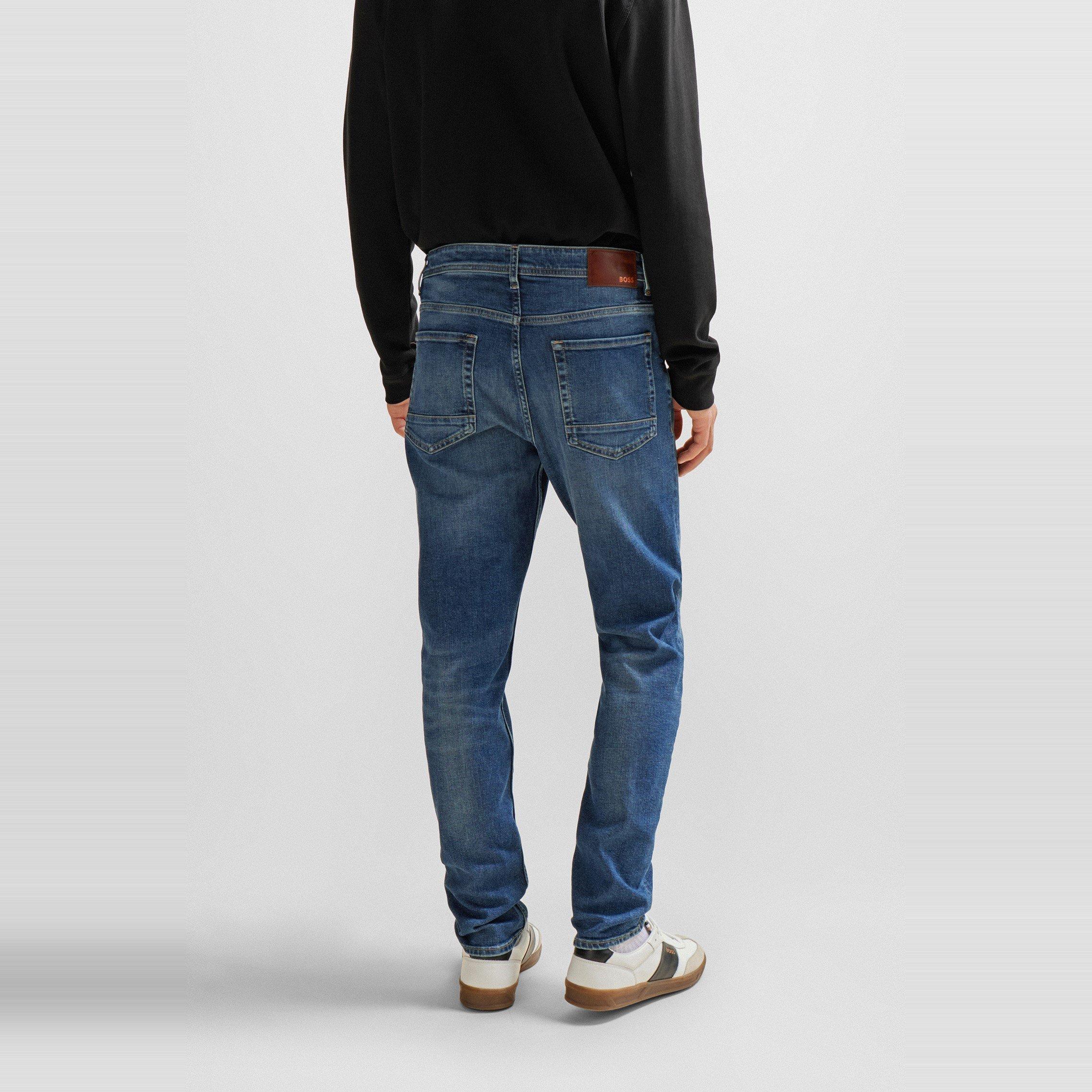 Medium Blue 428 - Boss - Men's Taber BC-C Straight Fit Denim Jeans - 2