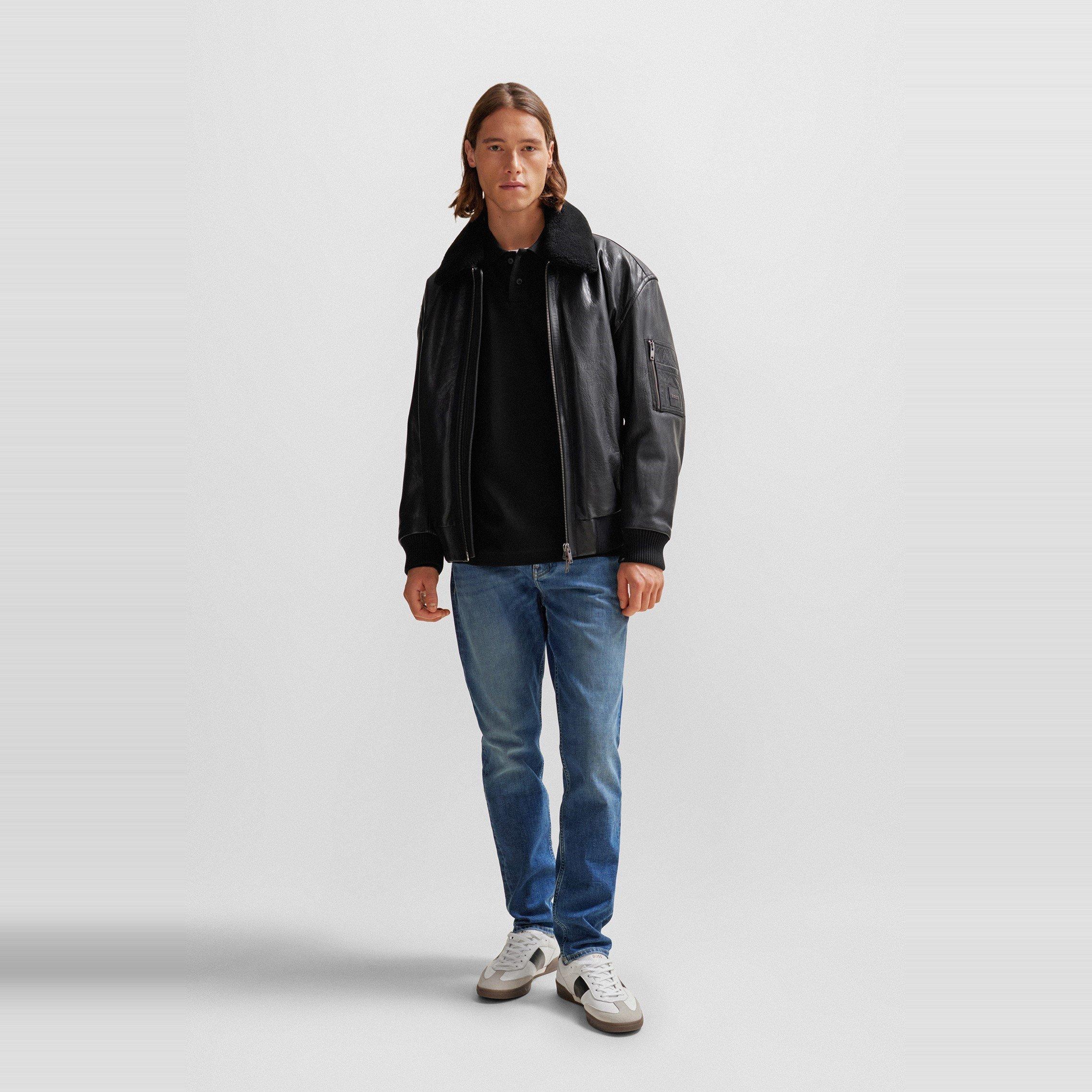 Medium Blue 428 - Boss - Men's Taber BC-C Straight Fit Denim Jeans - 3